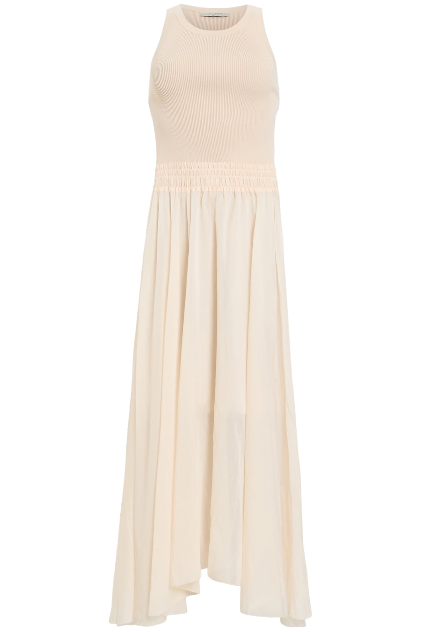 ZENIA DRESS ALMOND WHITE 3