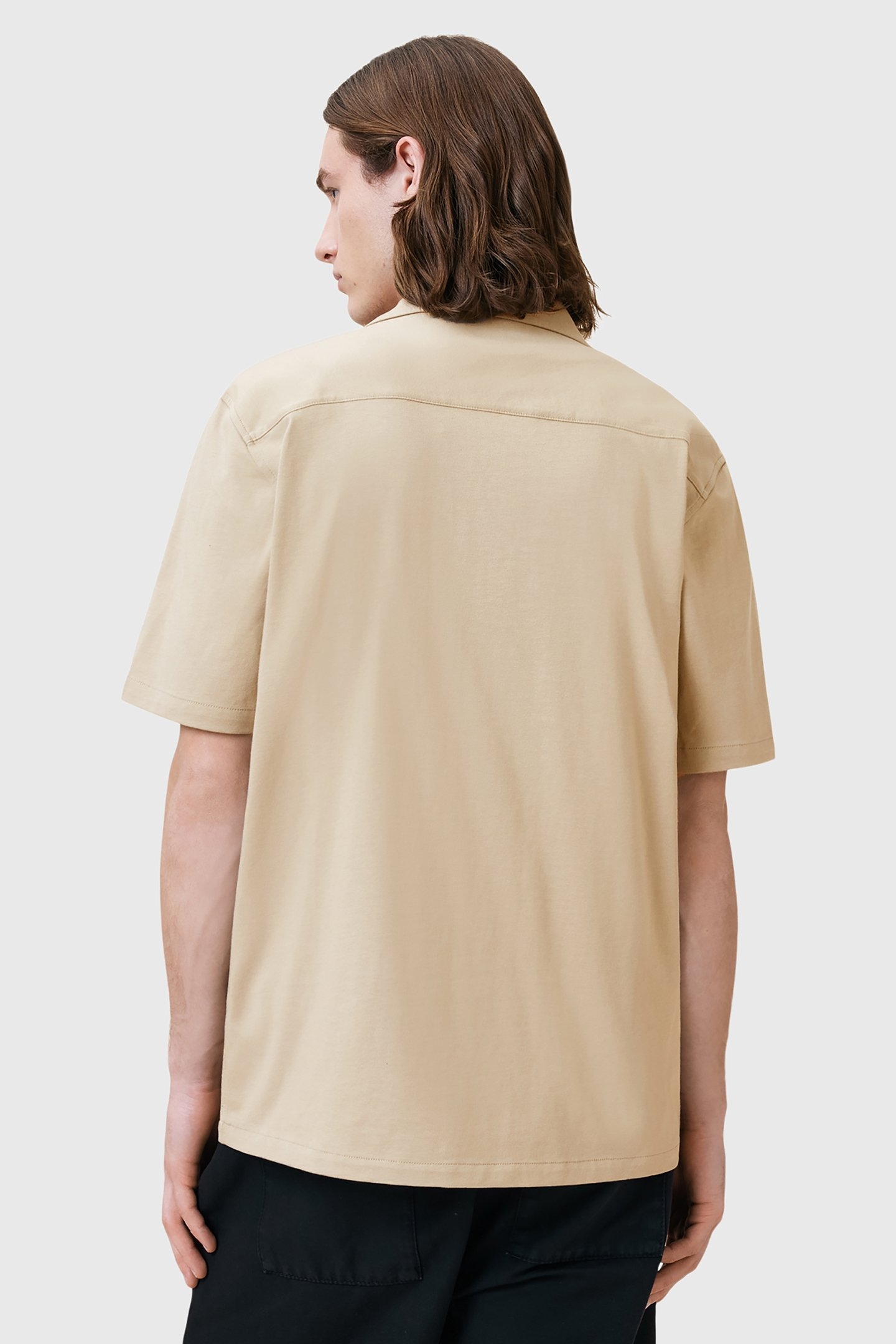 HUDSON SS SHIRT PEBBLE BROWN 2