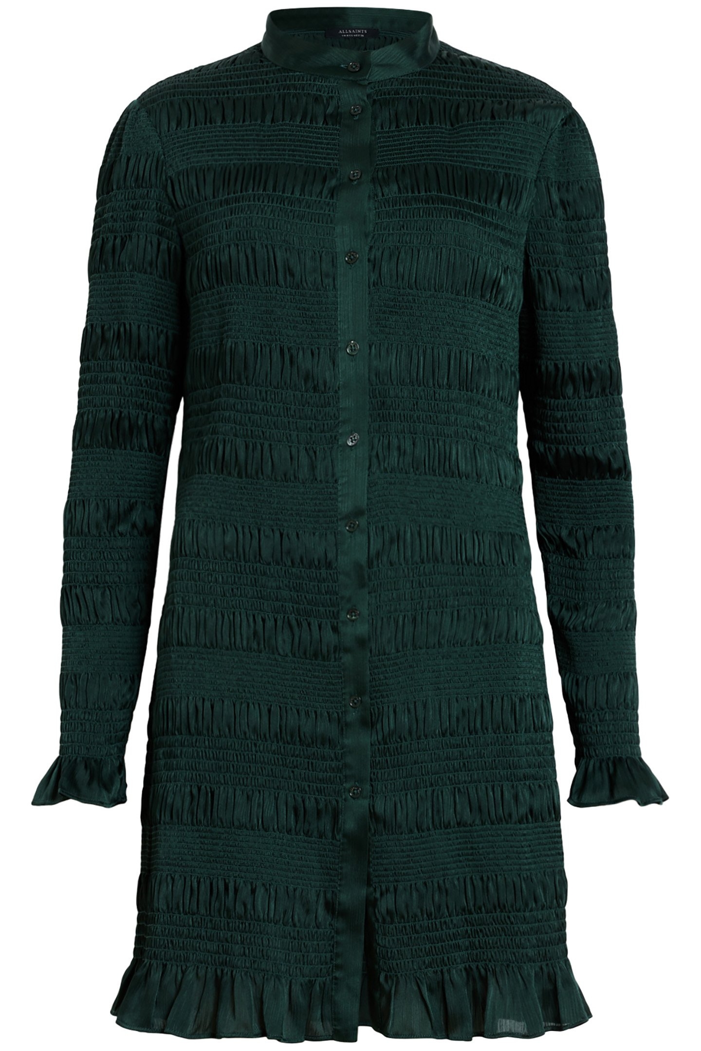 MEG MINI DRESS DARK FOREST GREEN 4