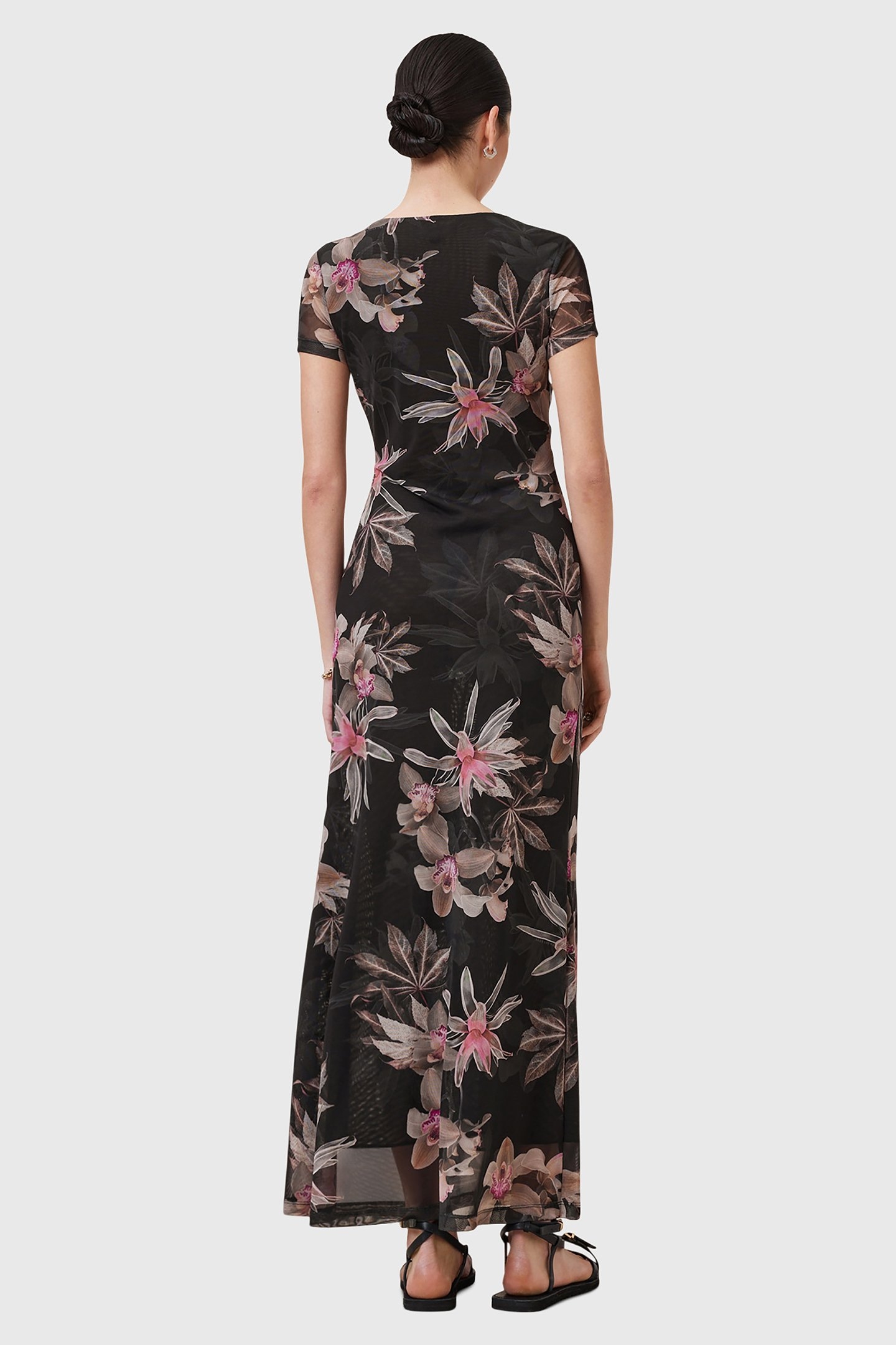 GABBY MESH DRESS ADENA BLACK 2