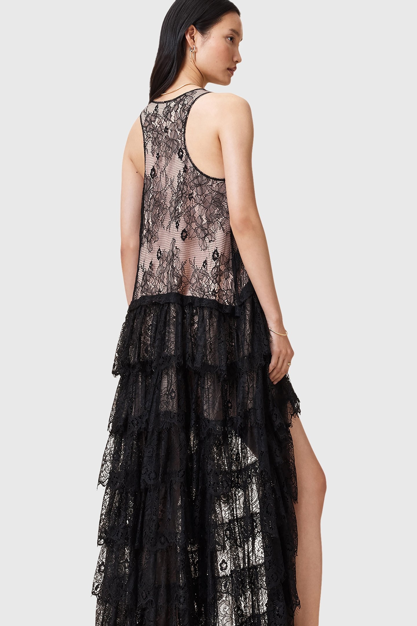 CAVARLY LACE DRESS BLACK 6