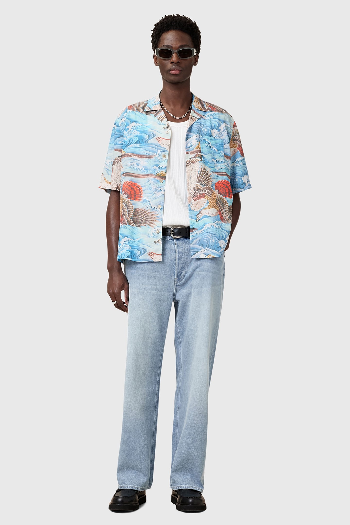 CORSICAN SS SHIRT WILLOW BLUE 3