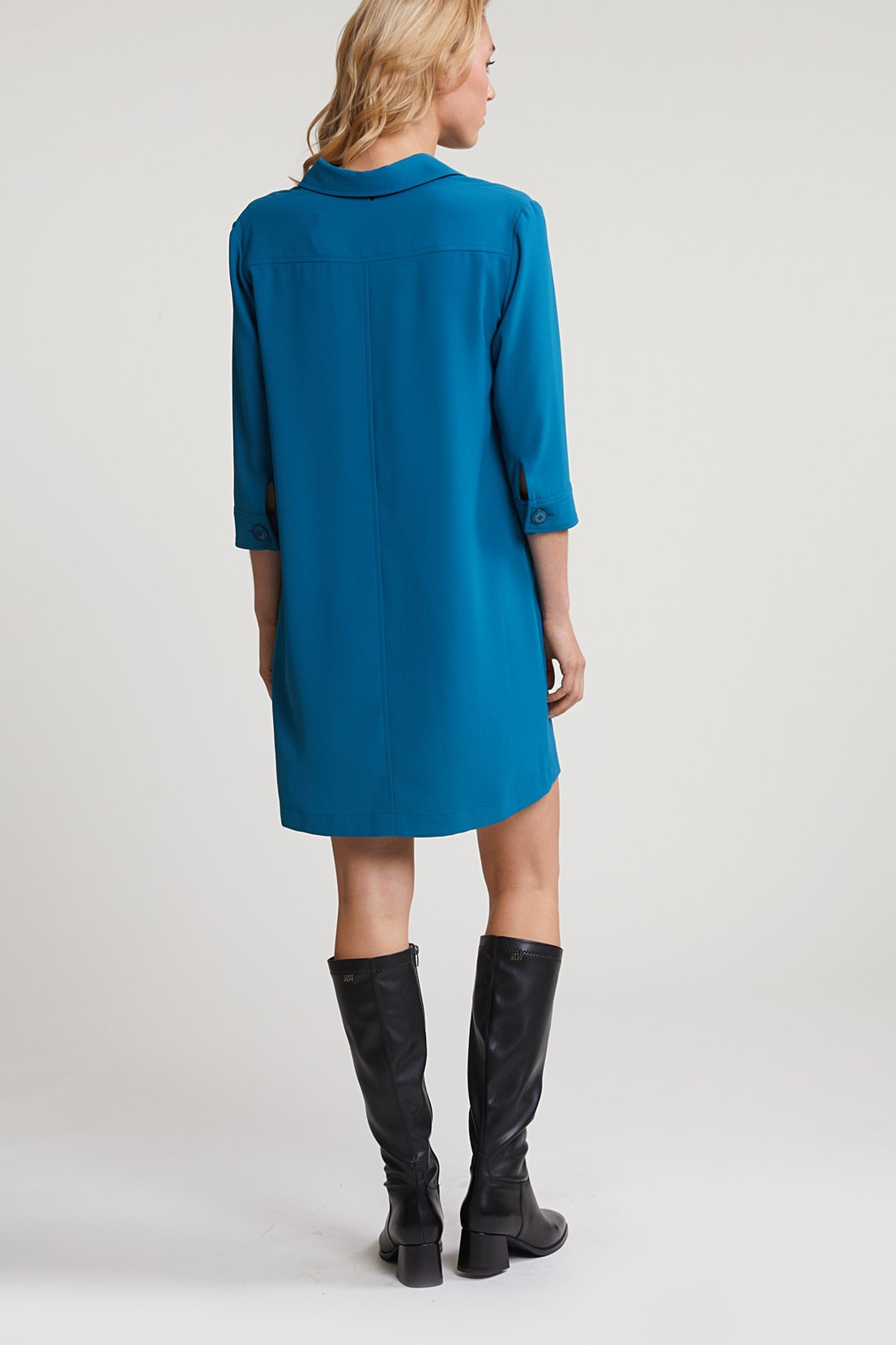 DRESS 34 SLEEVES BLUE 2