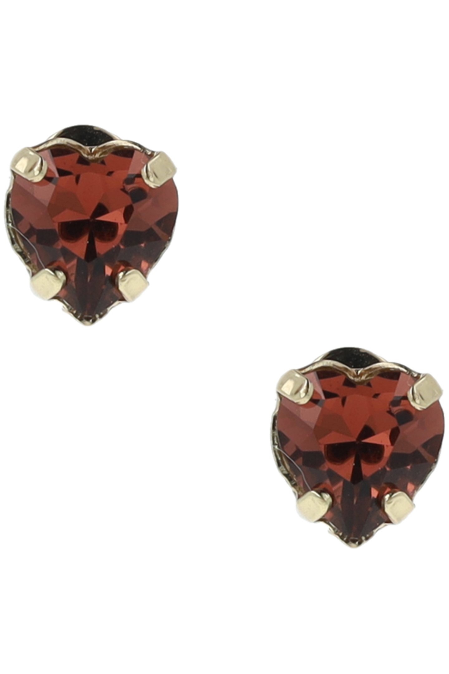 MINI HEART PINS BURGUNDY 1