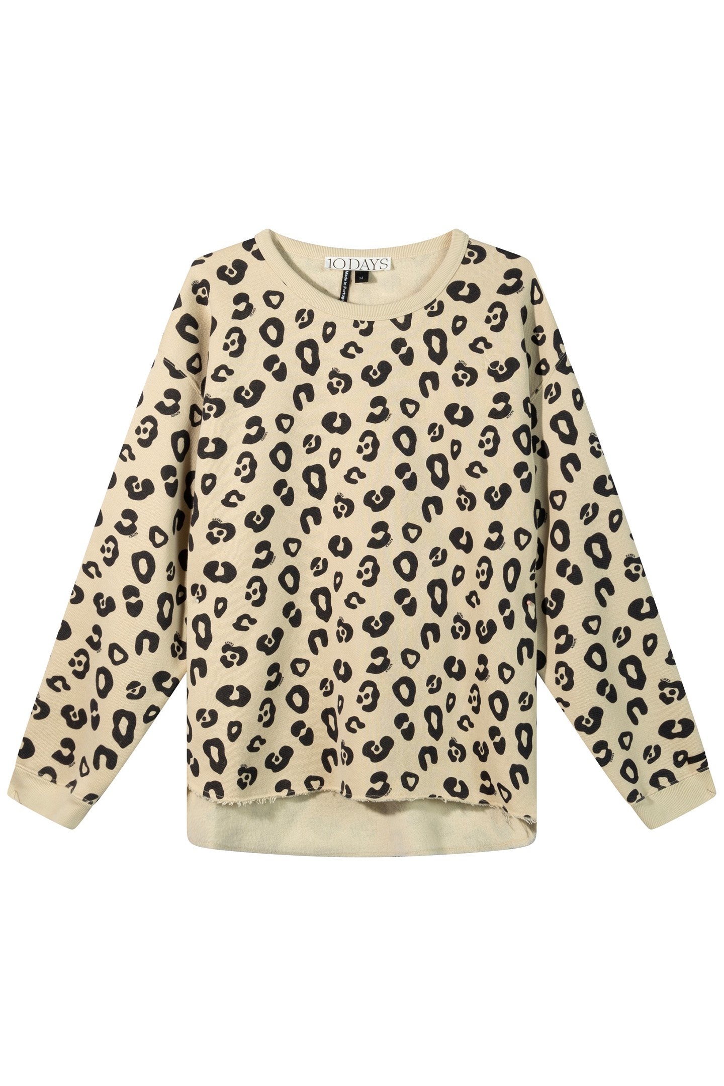 RAW EDGE SWEATER LEOPARD 1292 4