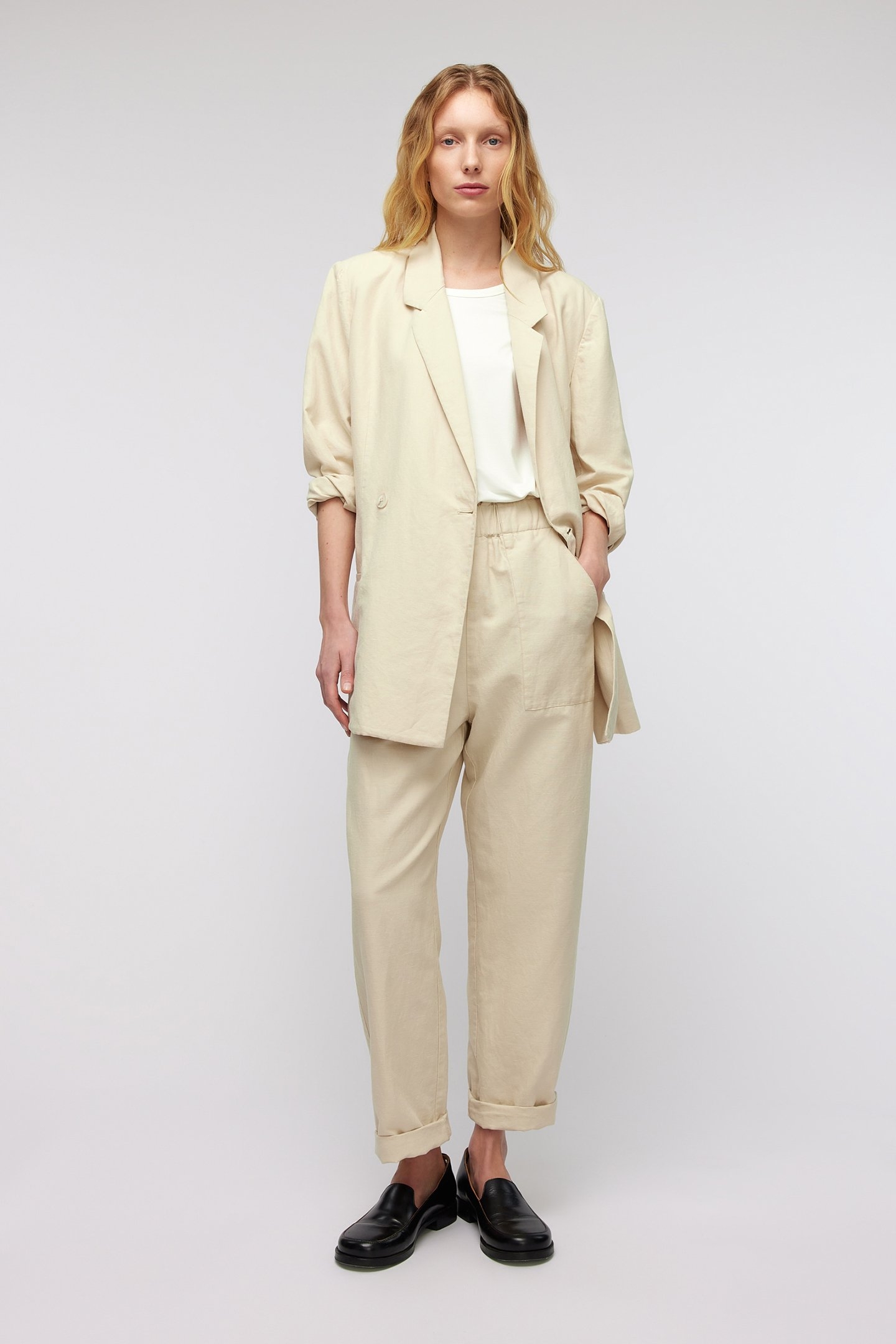 KELSEY BLAZER SAND 7