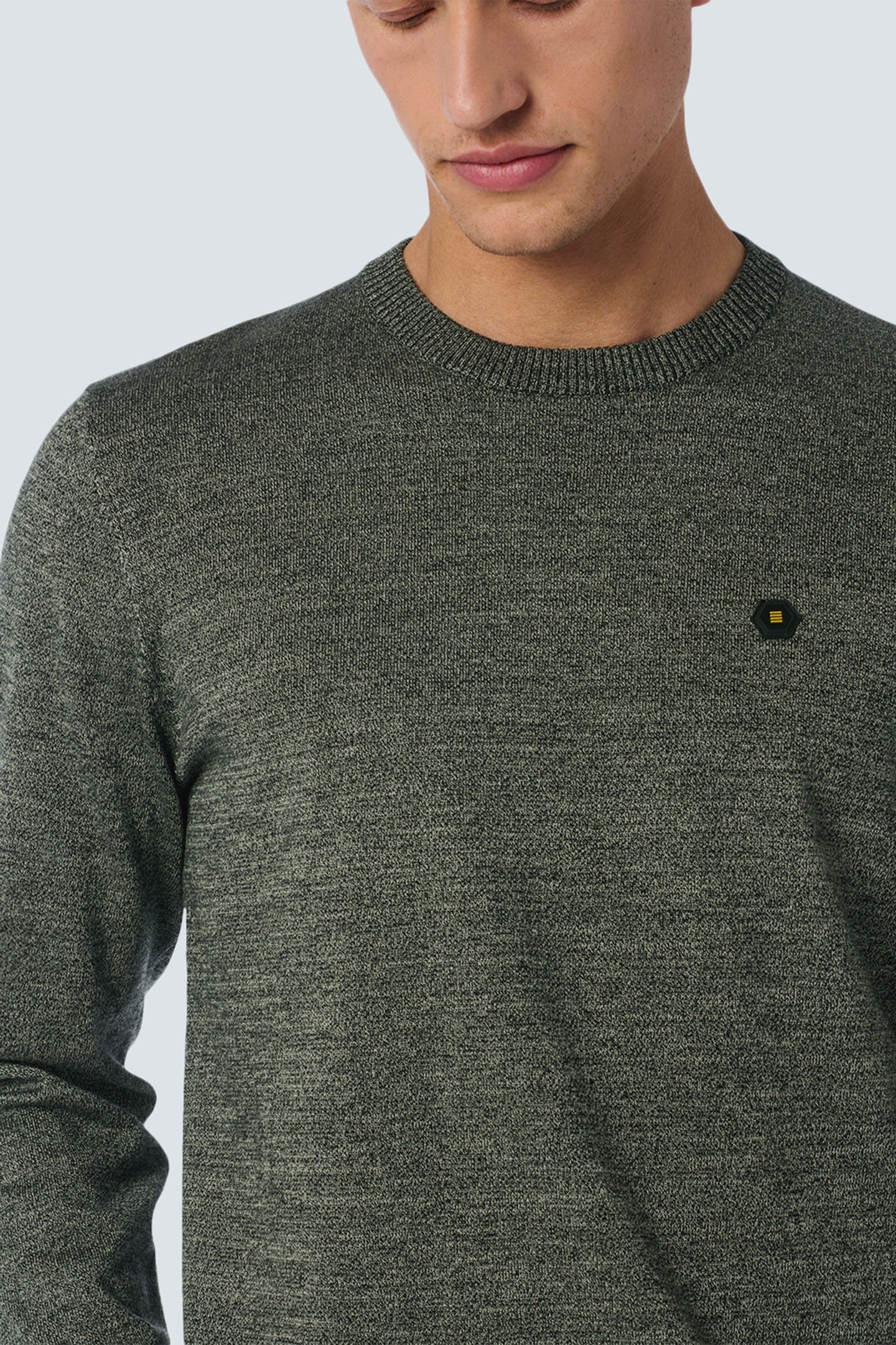 PULLOVER CREWNECK 2 COLOURED MELANGE SMOKE 6