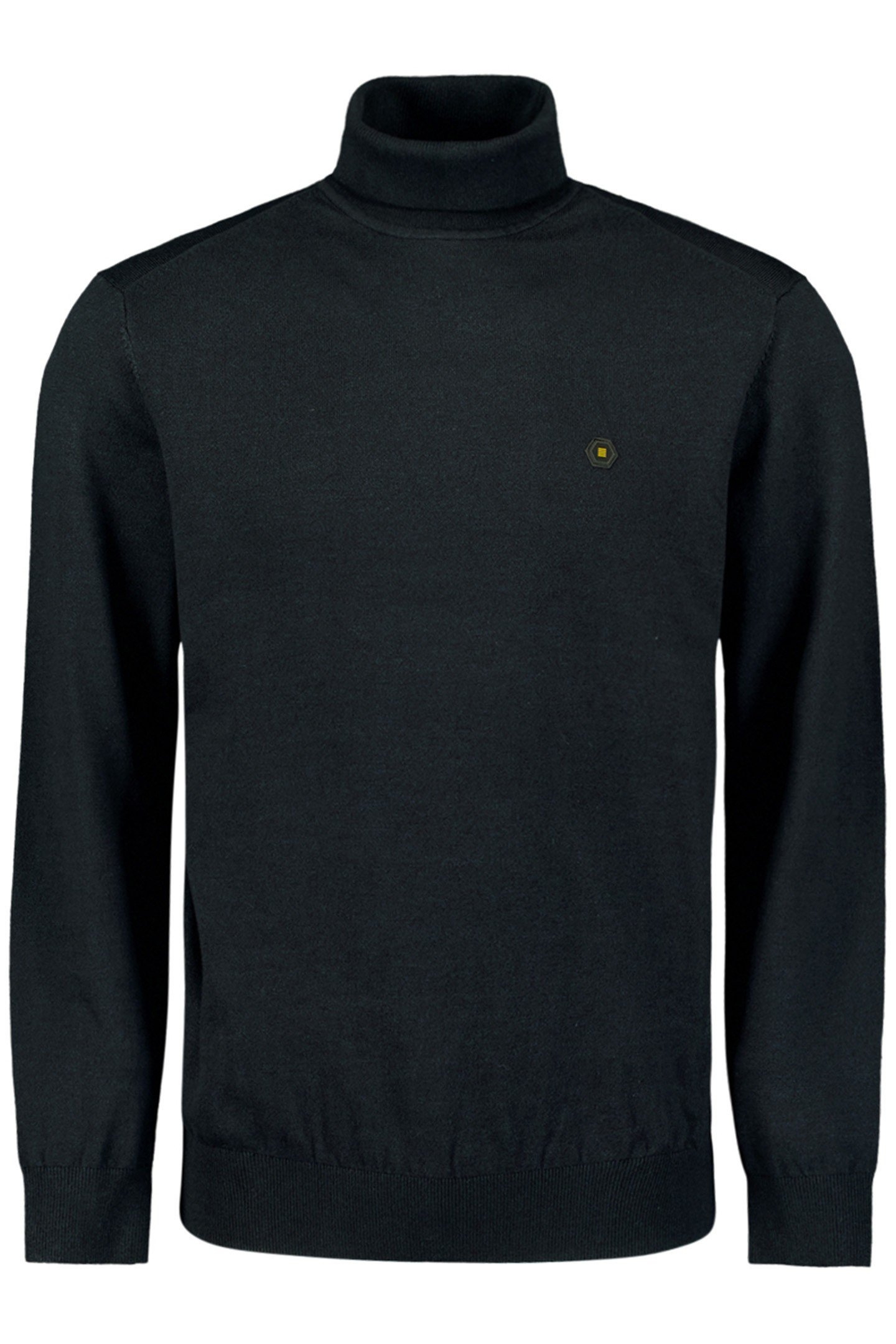 PULLOVER ROLLNECK 2 COLOURED MELANGE NAVY 4