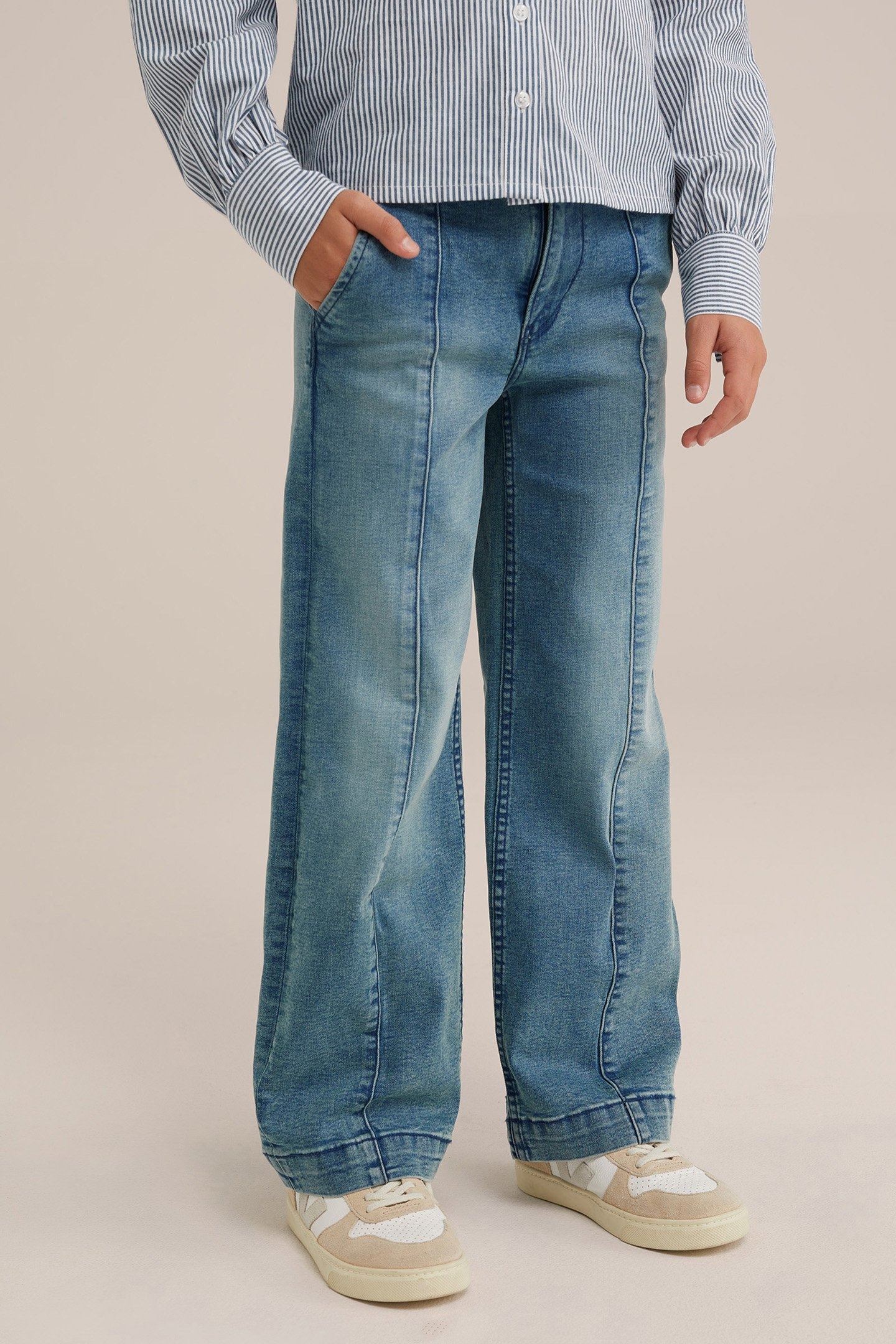 5-POCKET HIGH RISE BLUE 1