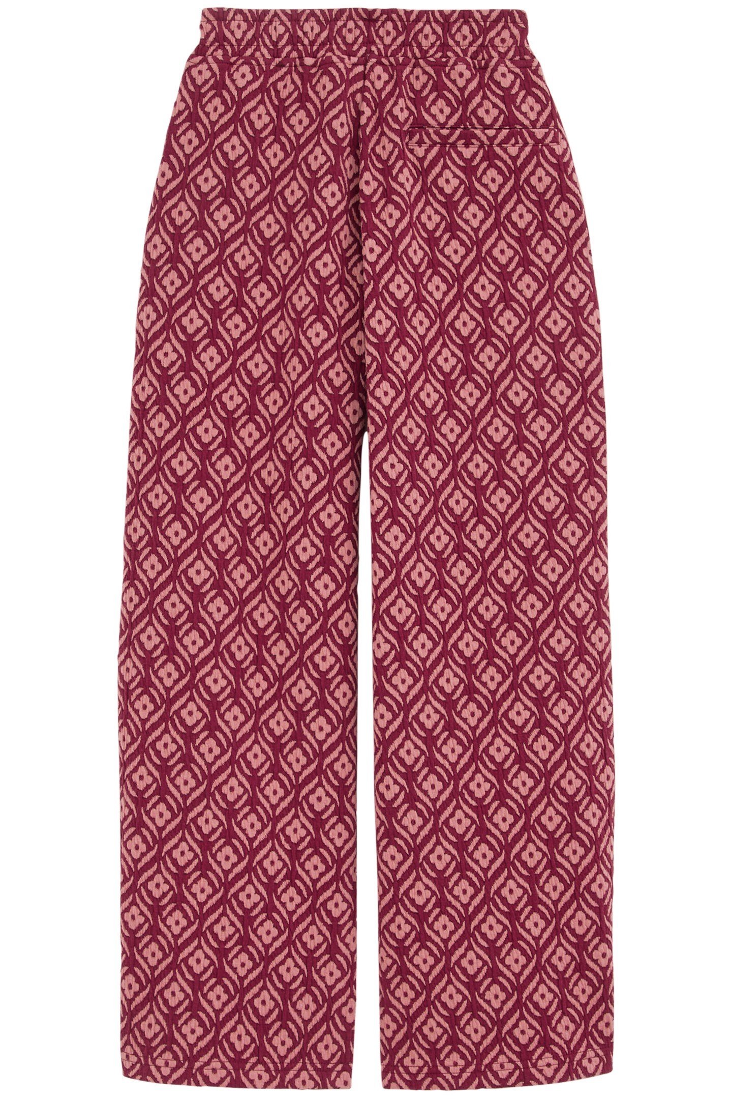 TROUSER BURGUNDY RED 4