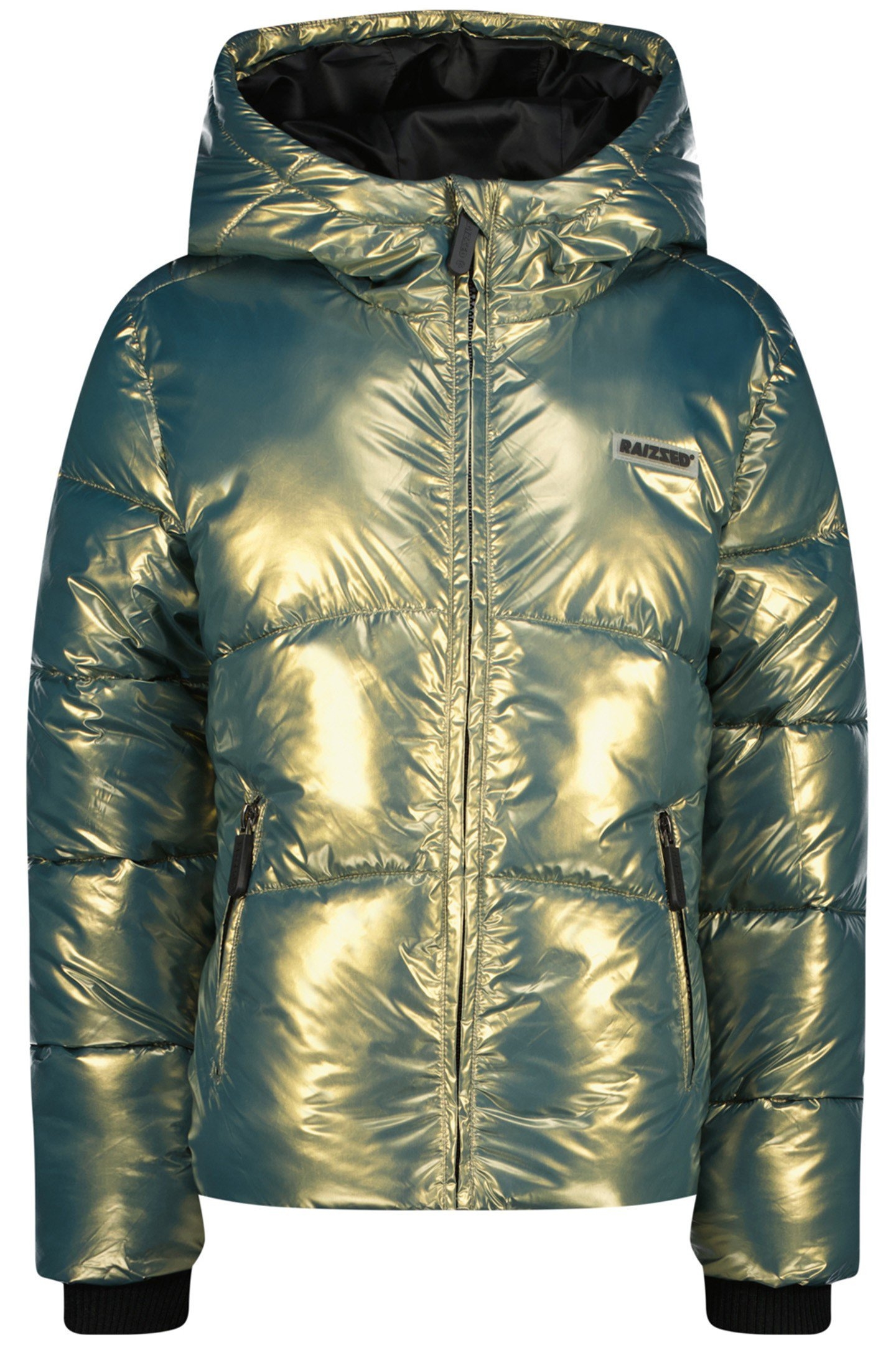 GIRLS MARLY JACKETS GREEN METALLIC 1