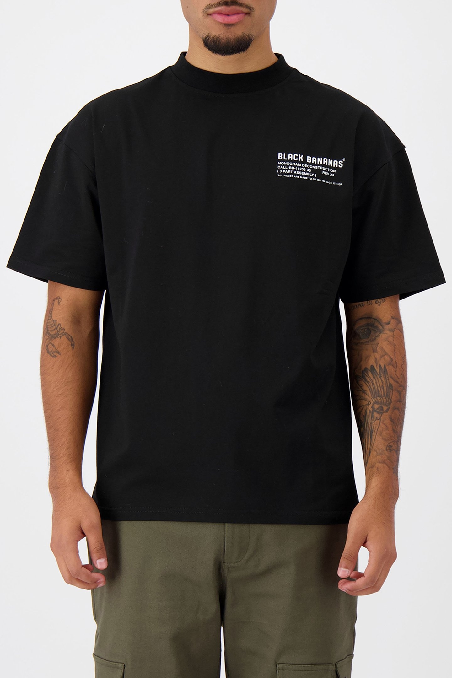 DECONSTRUCTION T-SHIRT BLACK 1