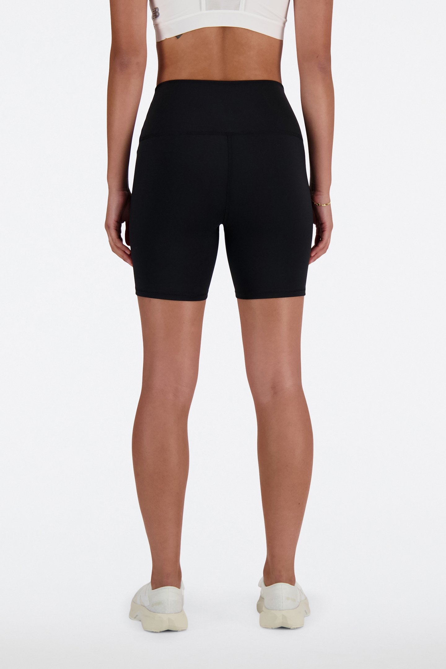 NB HARMONY HIGH RISE SHORT 6" BLACK 2