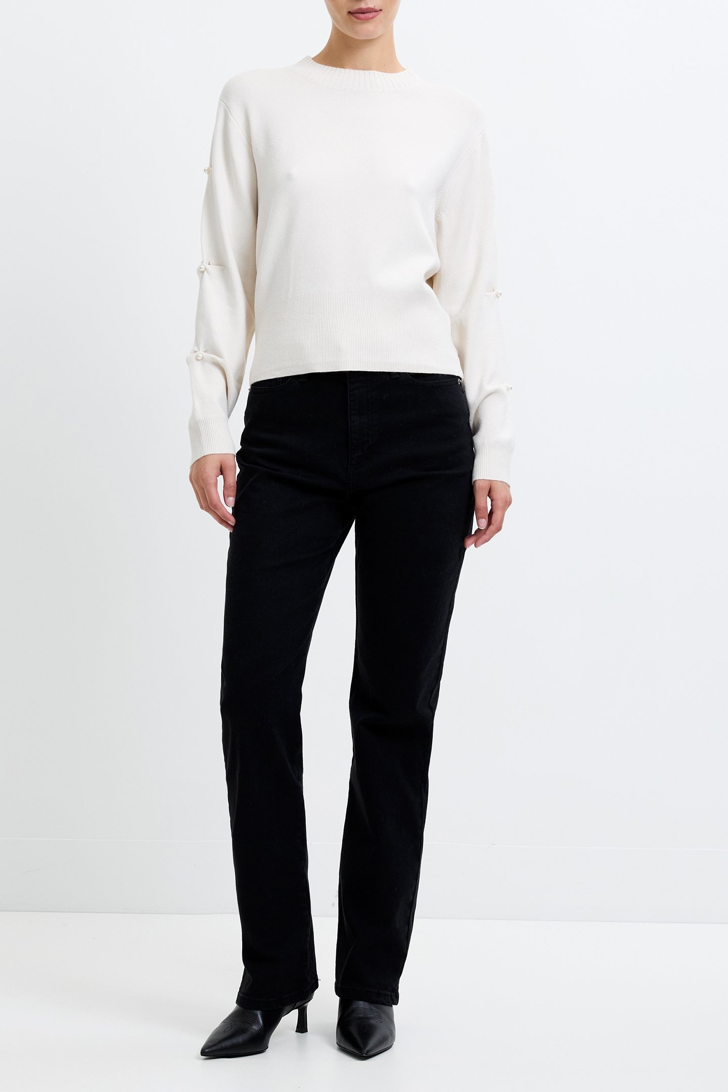 BABYSOFT PEARL SLV CREW CLASSIC CREAM 3