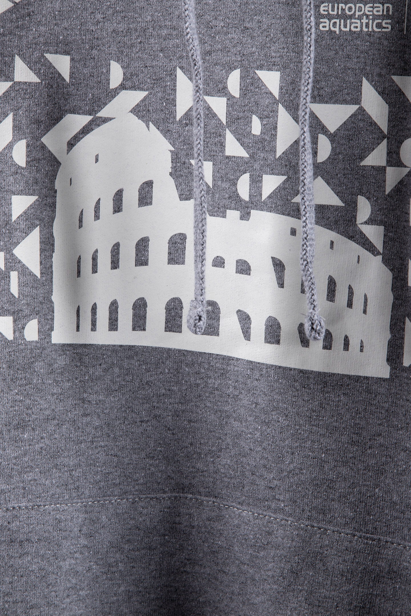 HOODIE ESCH ROME 22 MERCH GREY MELANGE 7