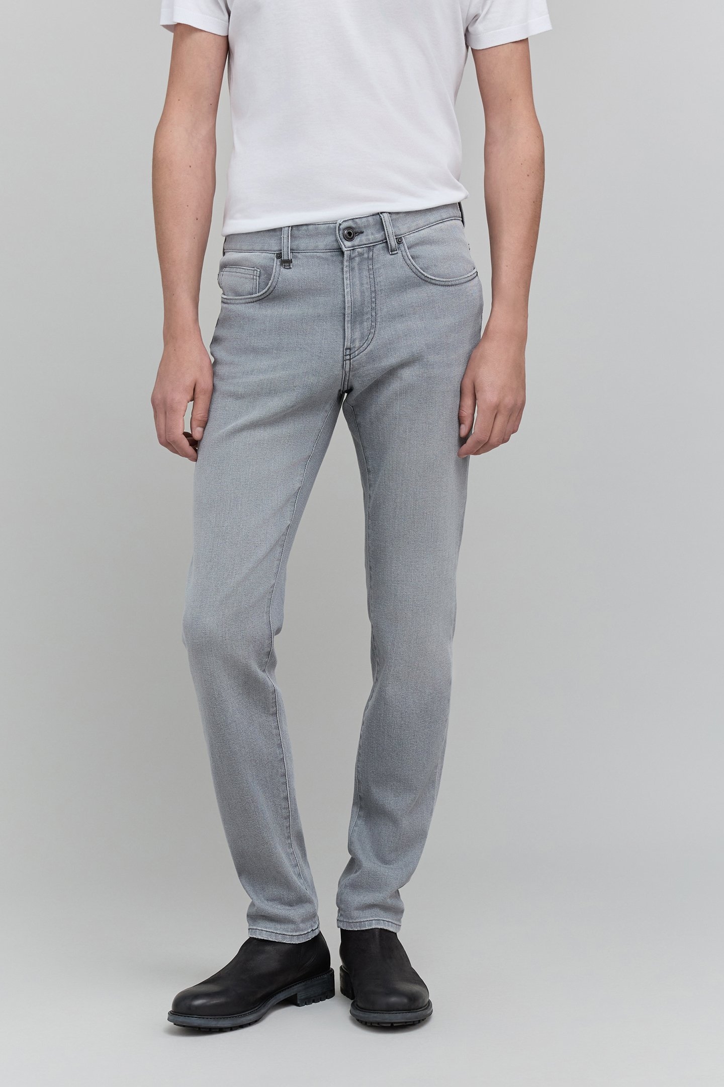 BRUCE SLIM ASPHALT JEANS BITUME 1