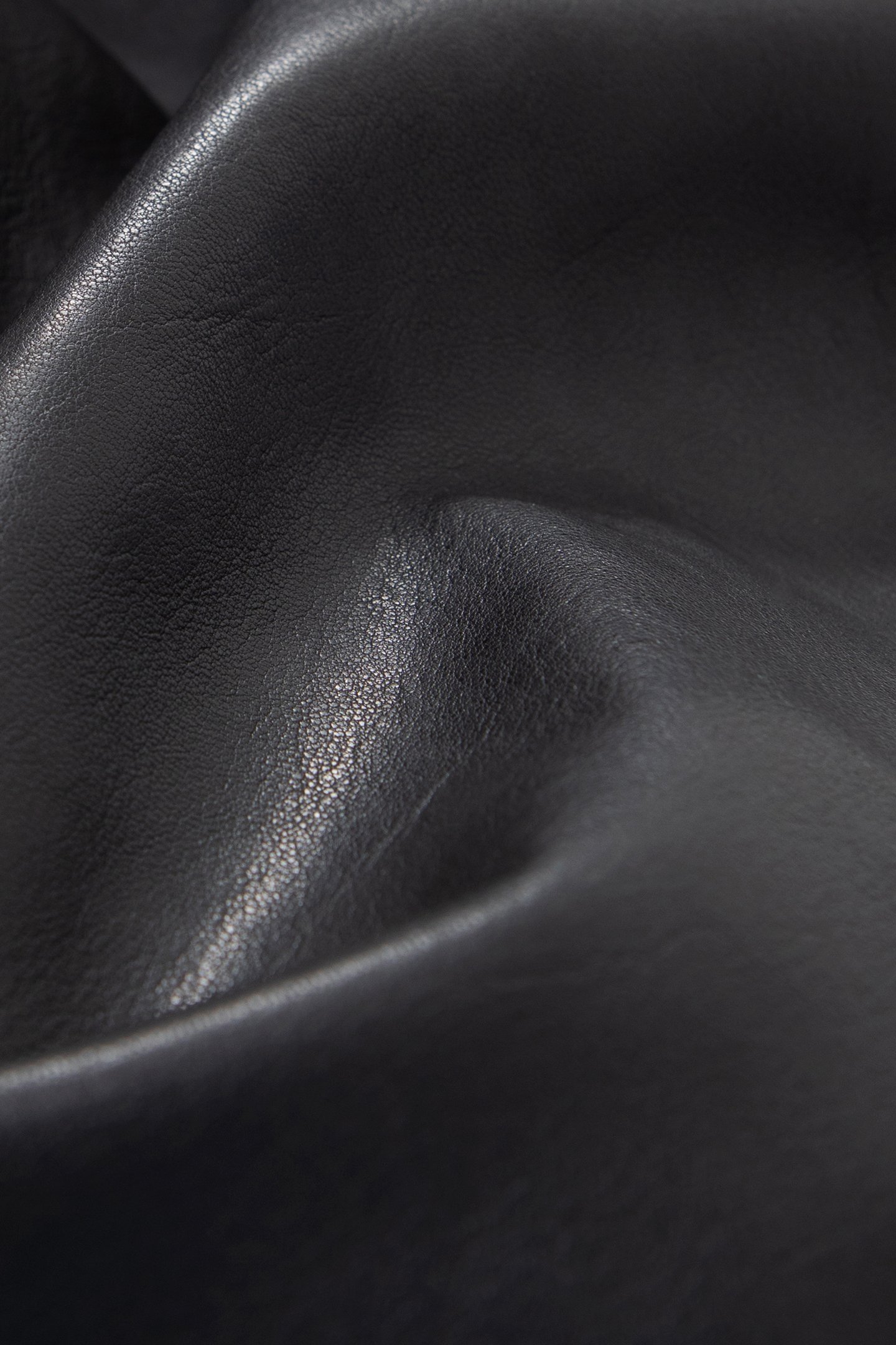 LWG-CERTIFIED BLACK LEATHER JACKET BLACK 7