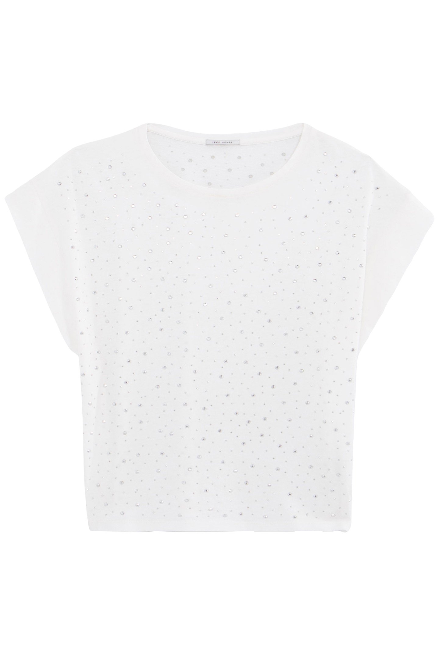 WHITE FACETED STUD TEE-SHIRT OFF-WHITE 3
