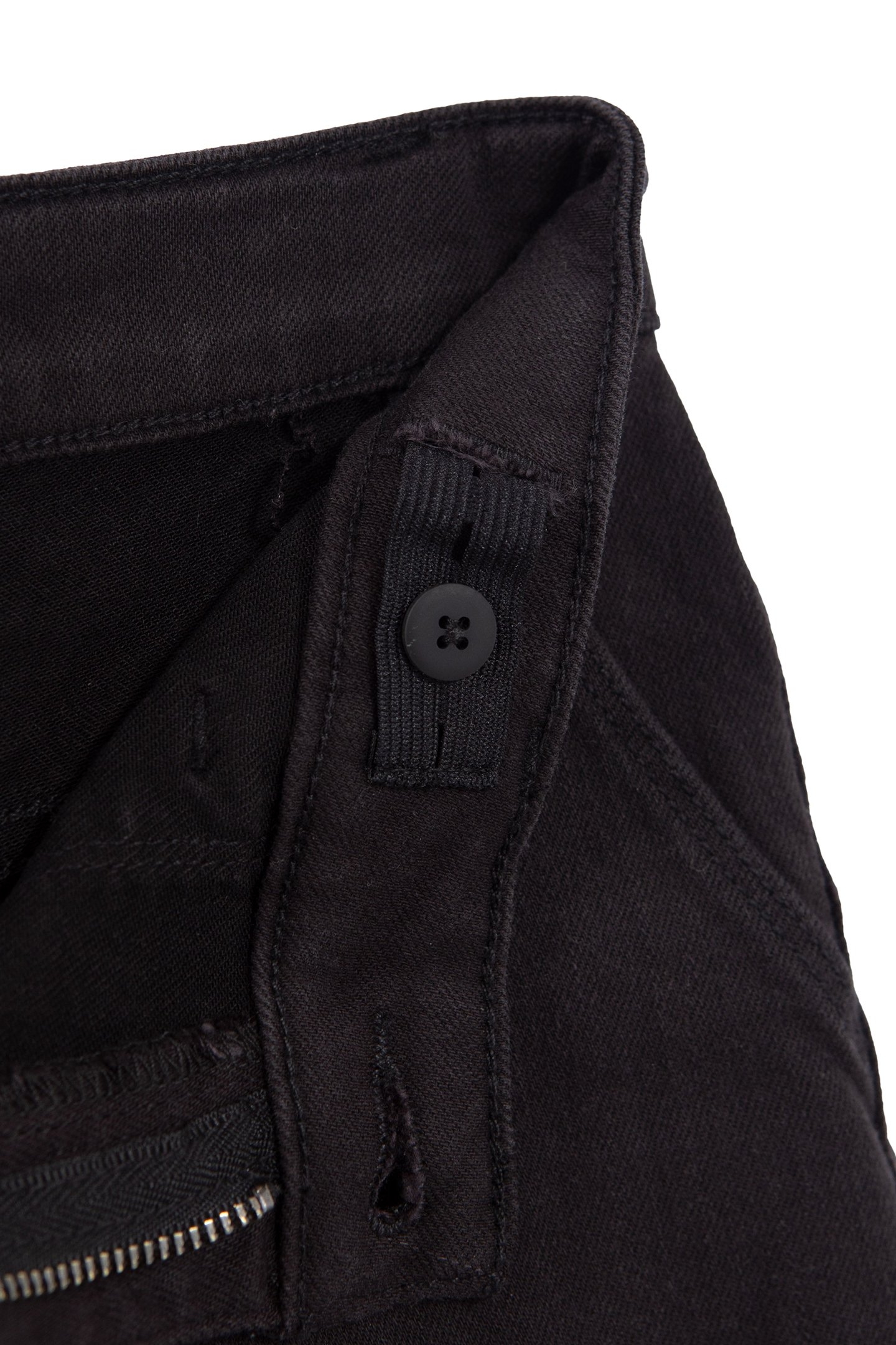 GIRLS’ BLACK DENIM CARGO TROUSERS 6