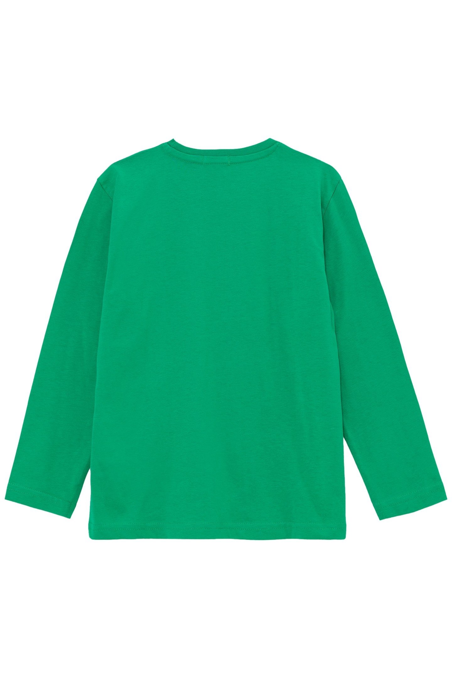 BOY'S GREEN ORGANIC COTTON GLOWING LEOPARD EYES T-SHIRT 2