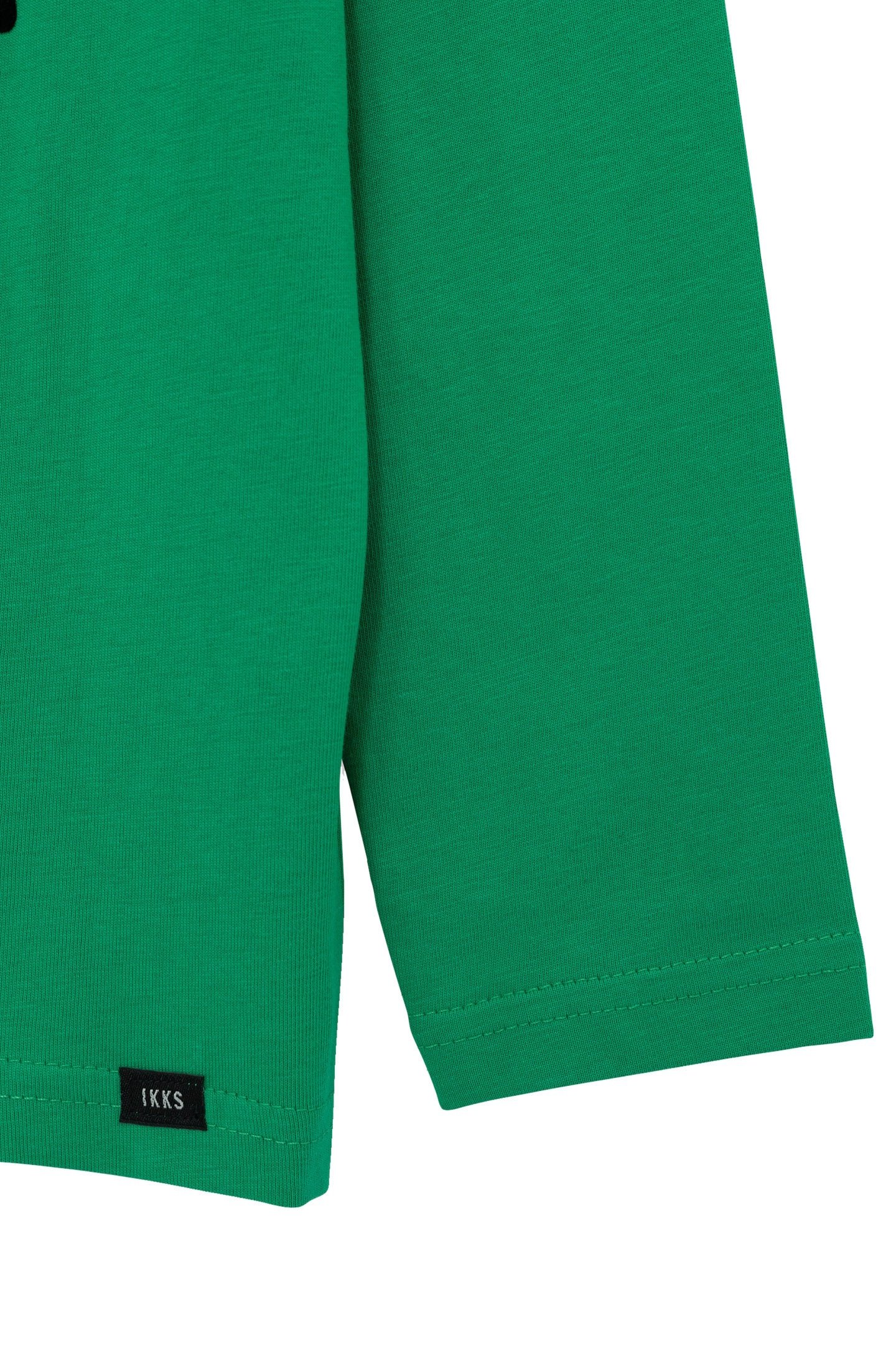 BOY'S GREEN ORGANIC COTTON GLOWING LEOPARD EYES T-SHIRT 3