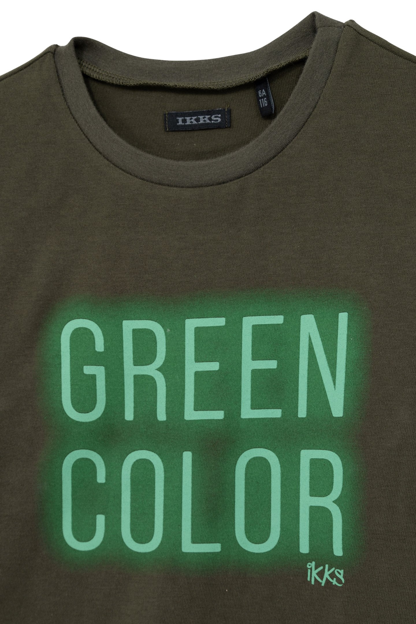 BOY'S KHAKI MESSAGE T-SHIRT 3