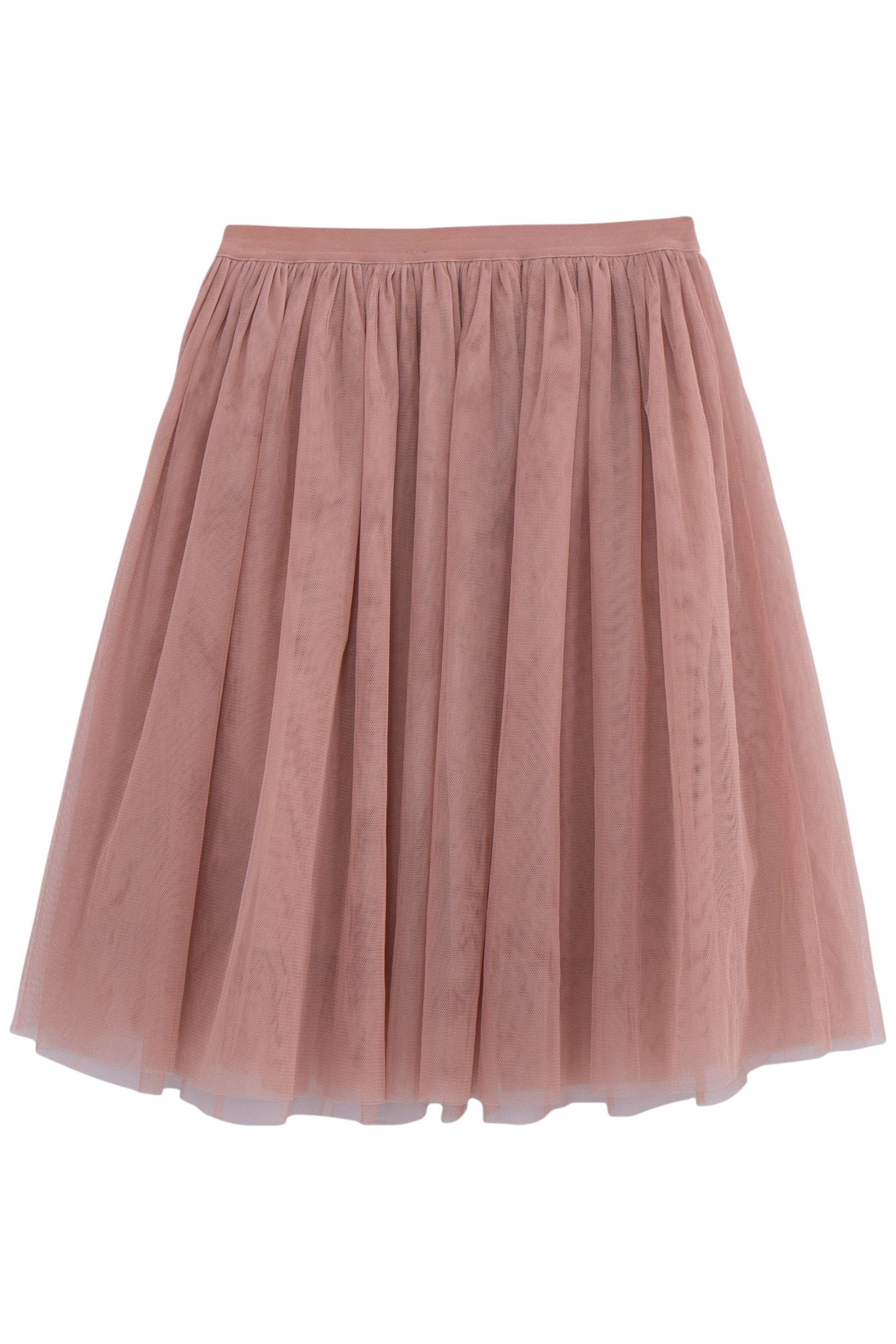 GIRL'S PINK TULLE MIDI SKIRT 2