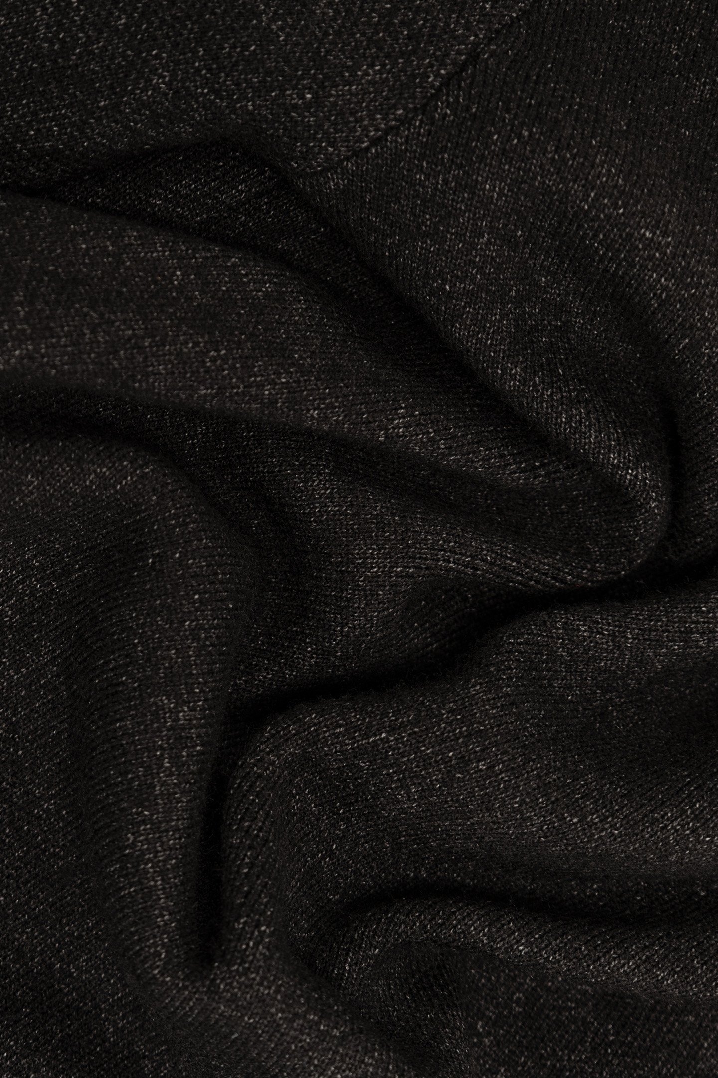 BLACK SWEATER POLO NECK INTARSIA MESSAGE BOY BACK 5