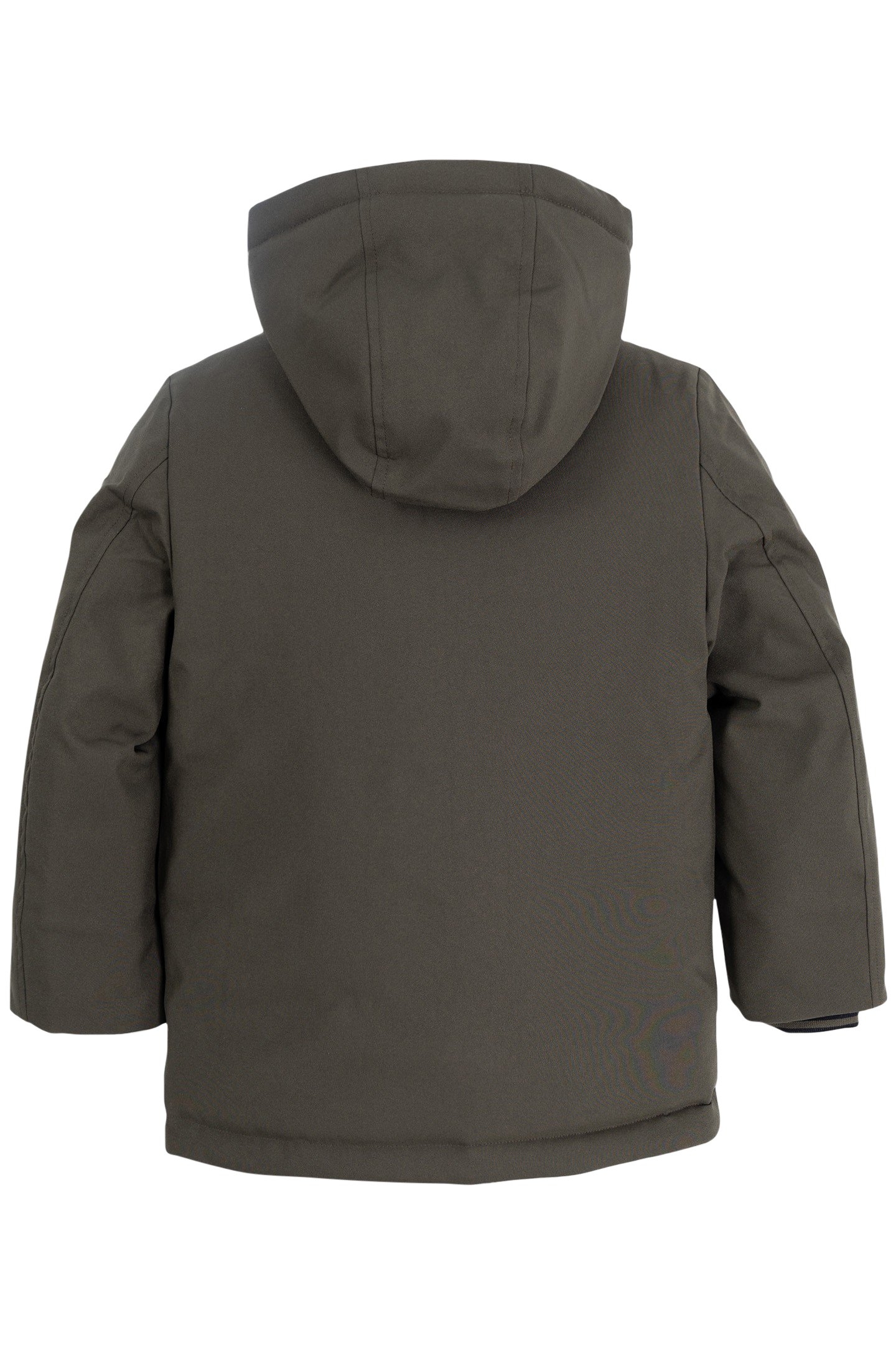 BOY'S 2-IN-1 KHAKI PARKA WITH BLACK QUILTED JACKET 2