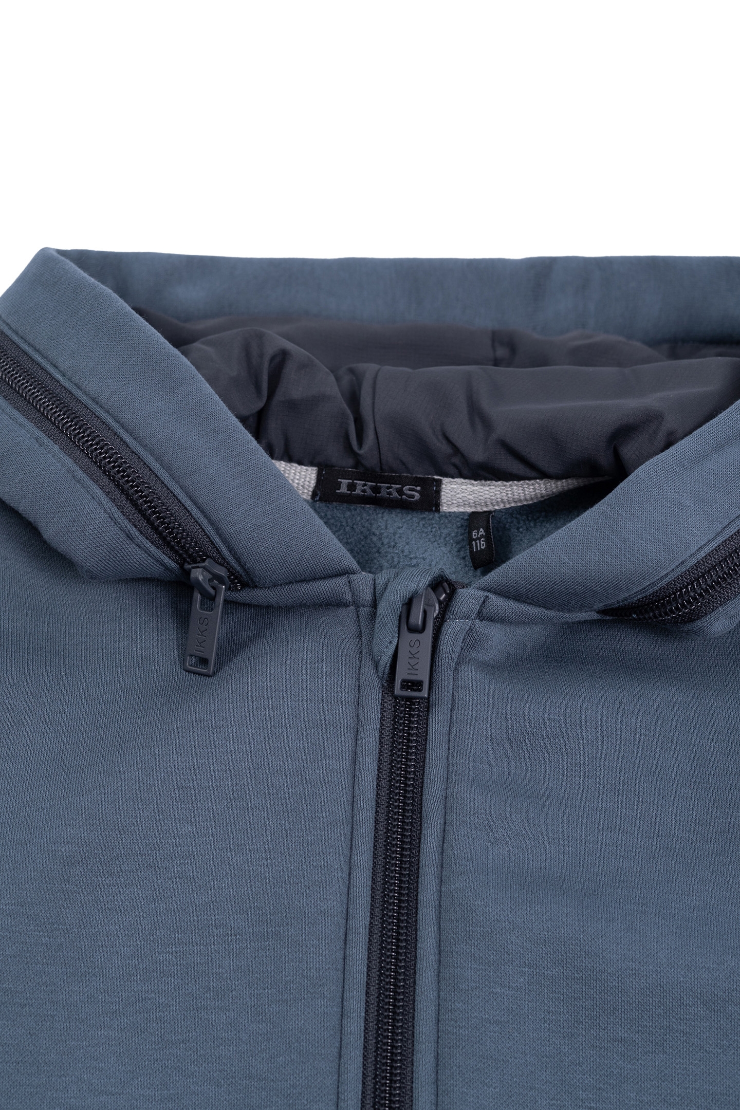 BOY'S BLUE ZIPPED HOODED CARDIGAN 3