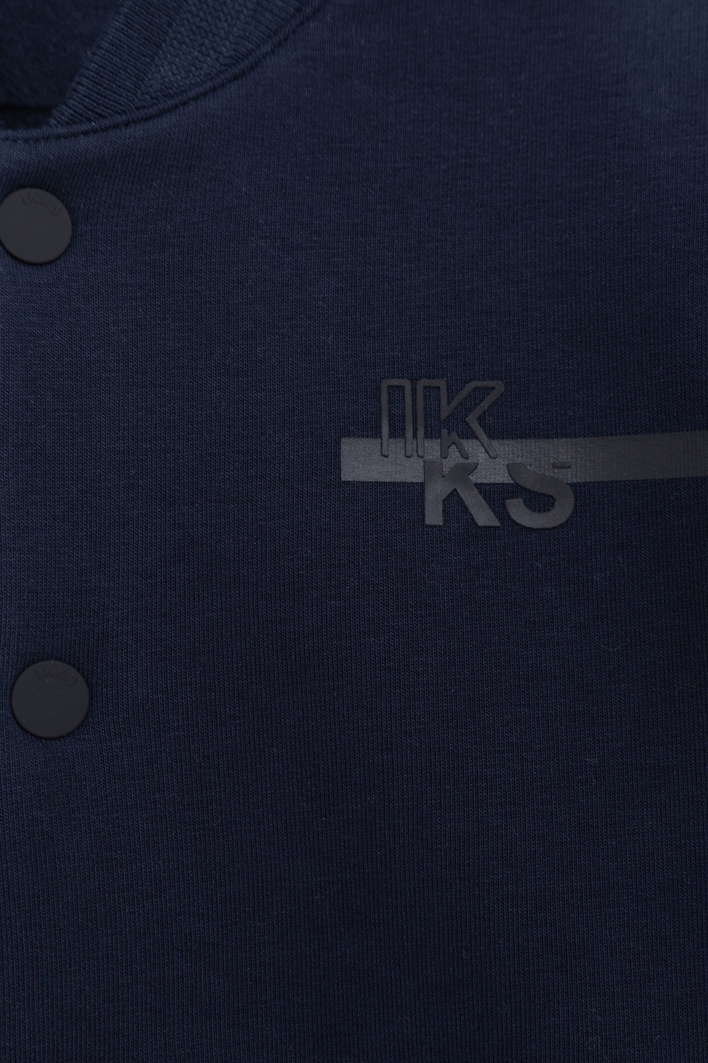 BOY'S NAVY FLEECE CARDIGAN WITH TEDDY COLLAR 6