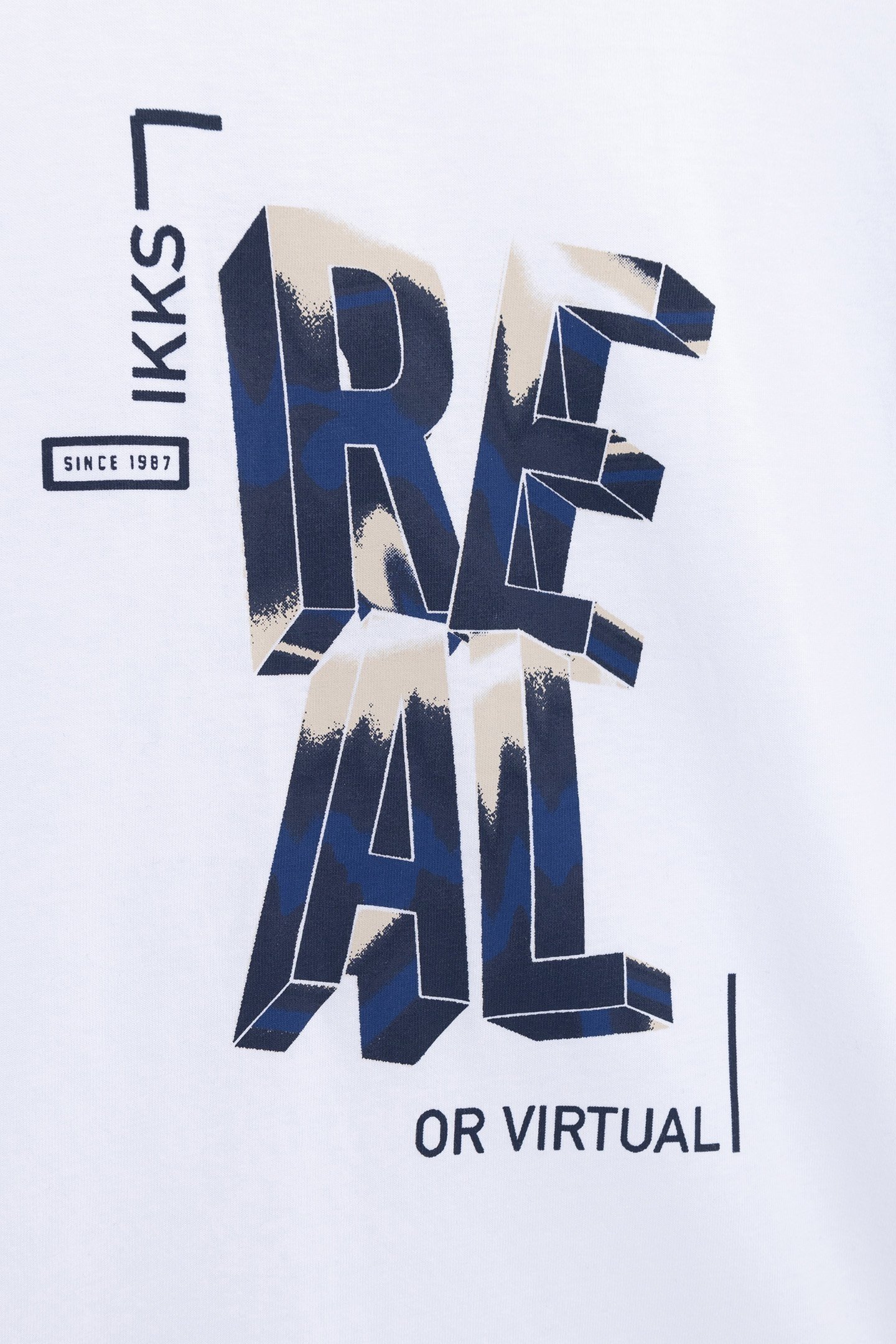 WHITE T-SHIRT ORGANIC COTTON MAXI MESSAGE BOY 3