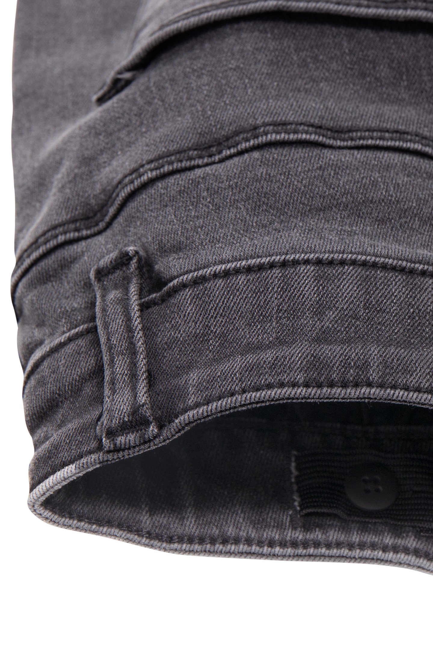 GIRL'S MOM GREY STUDDED JEANS 6