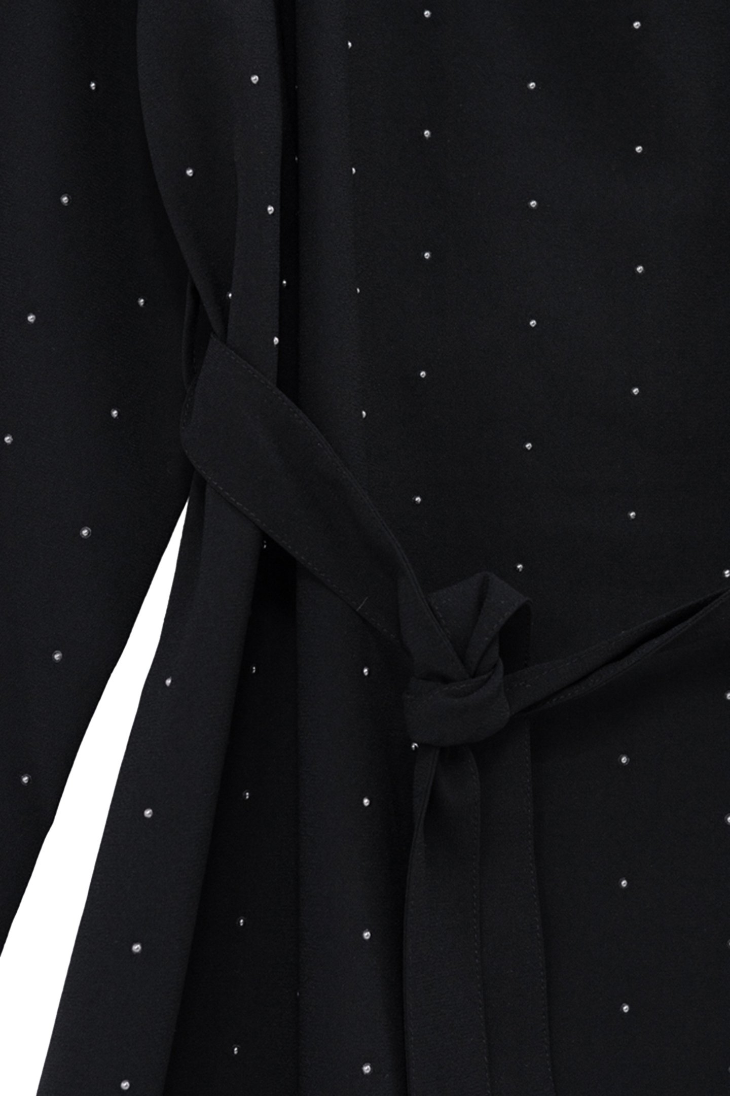 SHORT BLACK DRESS WITH STUD DECORATION 5