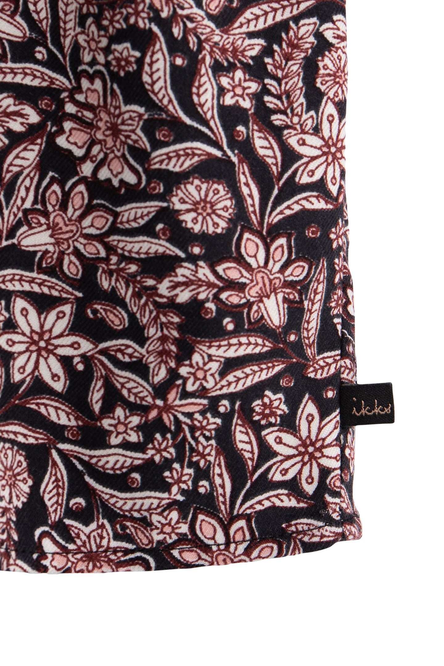 BLACK BAROQUE FLORAL PRINT DRESS FOR GIRLS 4