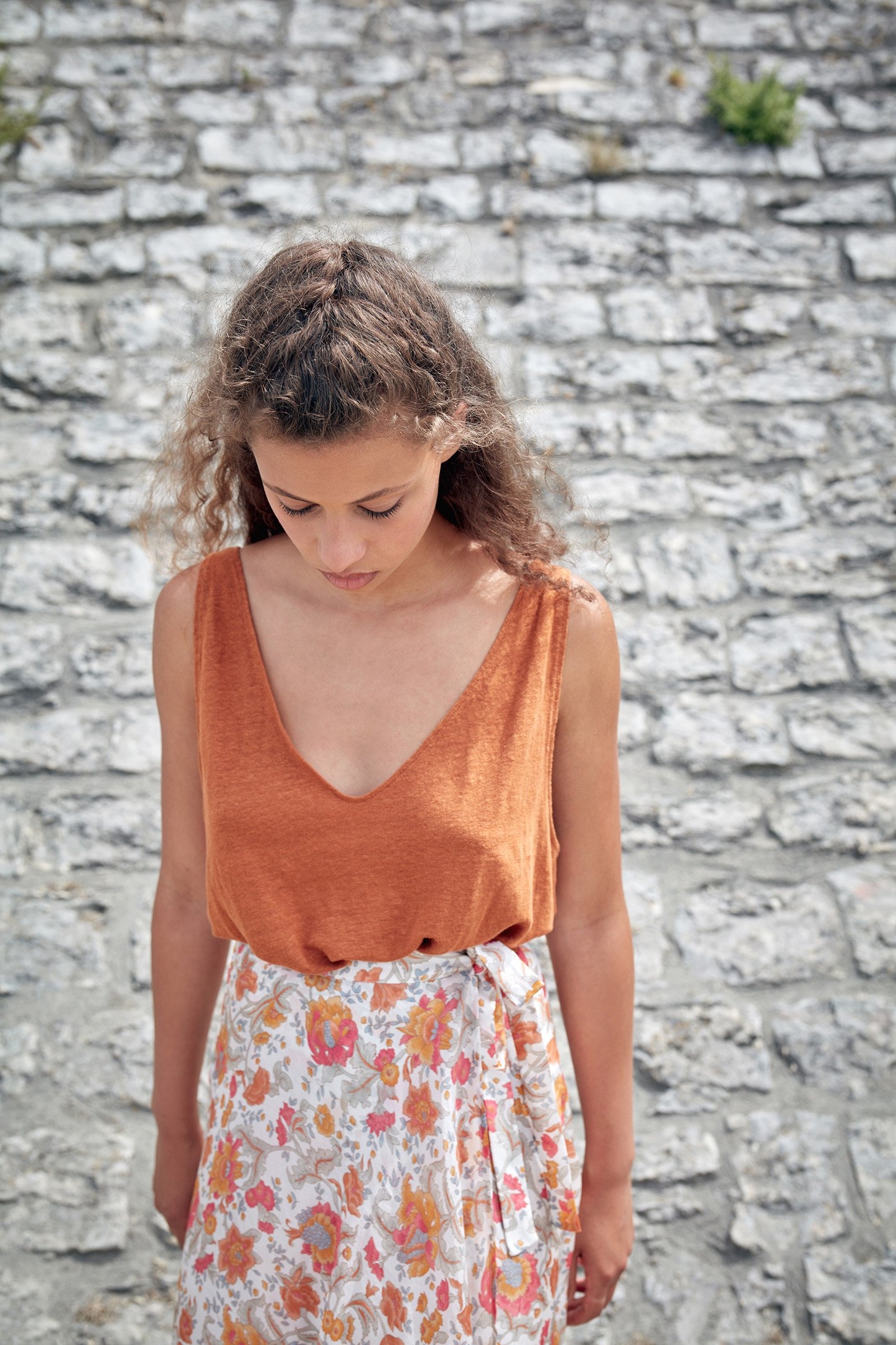 SKIRT LUCIA RAINBOW FLOWERS 3