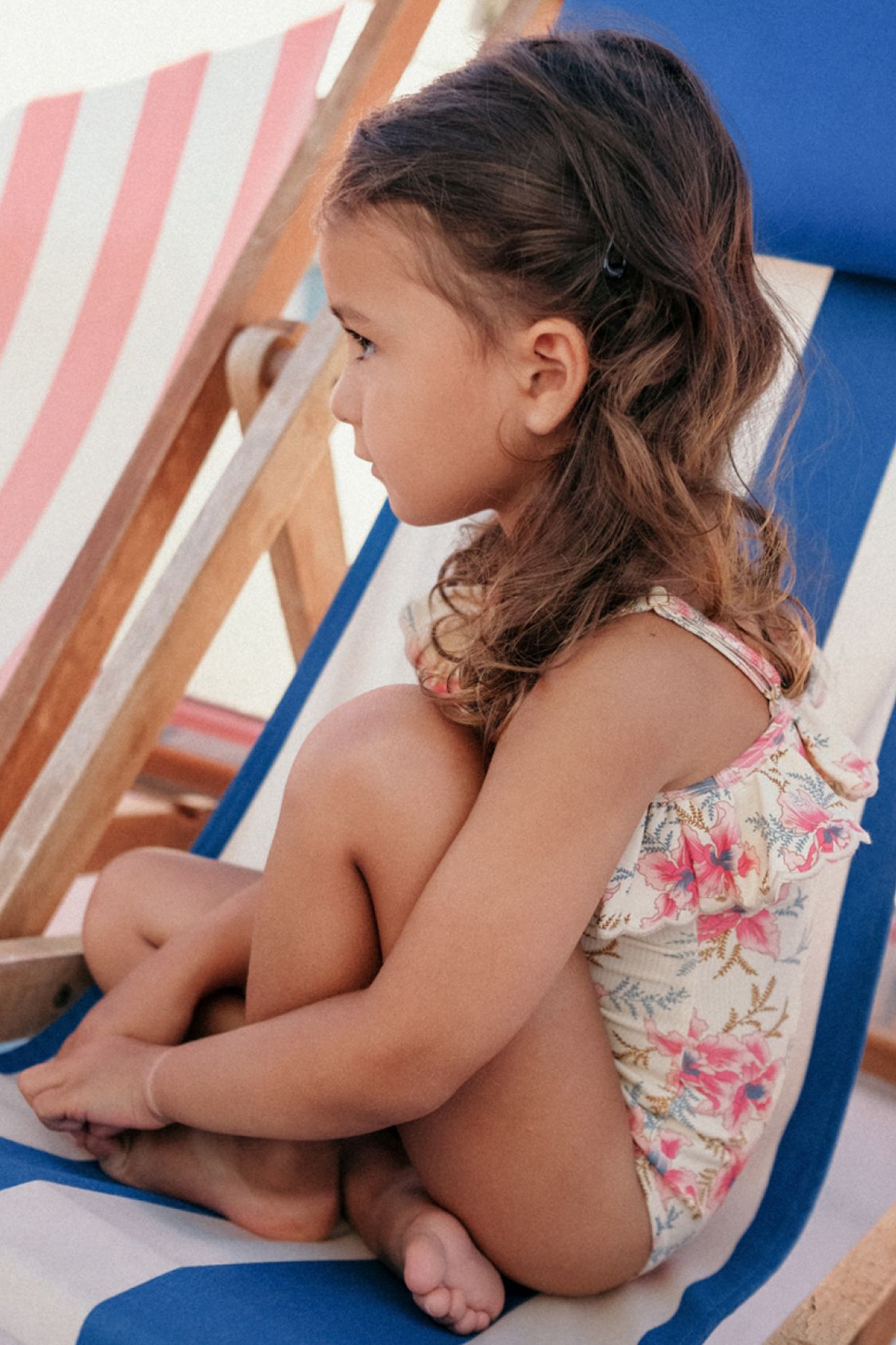 BATHING SUIT AUDREY RASPBERRY FLOWERS 2