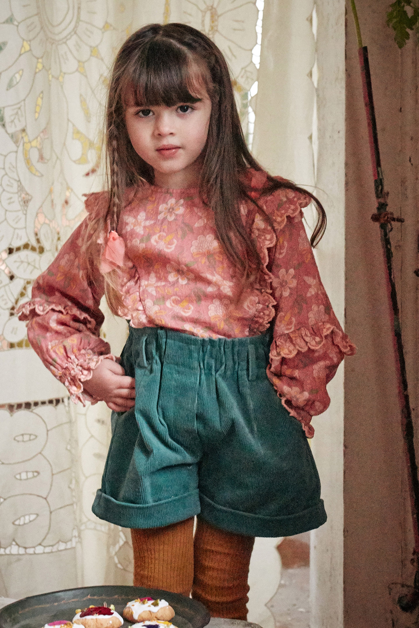 SHORTS VIRGINIA SAUGE 1