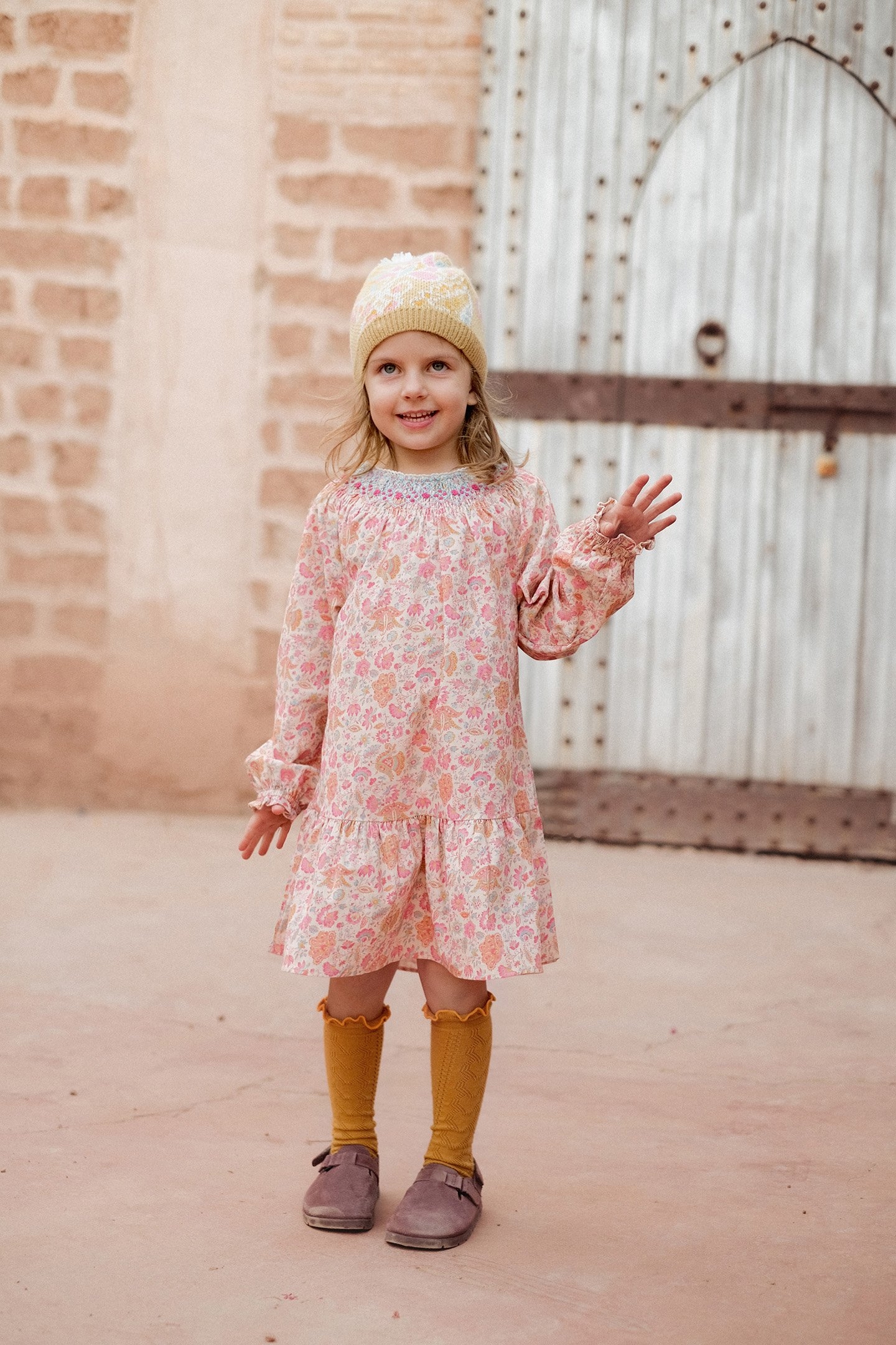 DRESS BAHYA CREAM FLOWER FIELDS 1