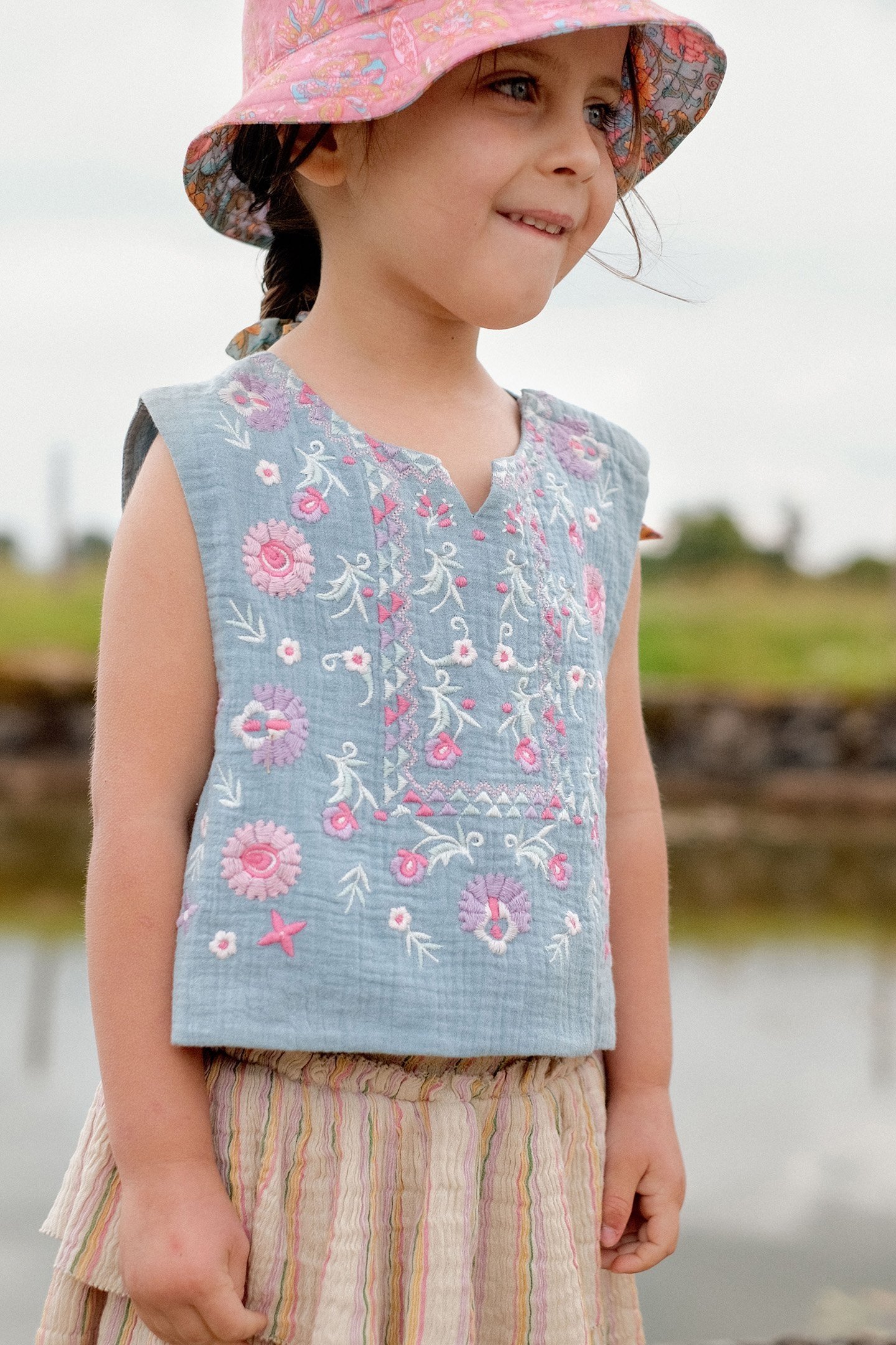 VEST MAINA STONE BLUE 1