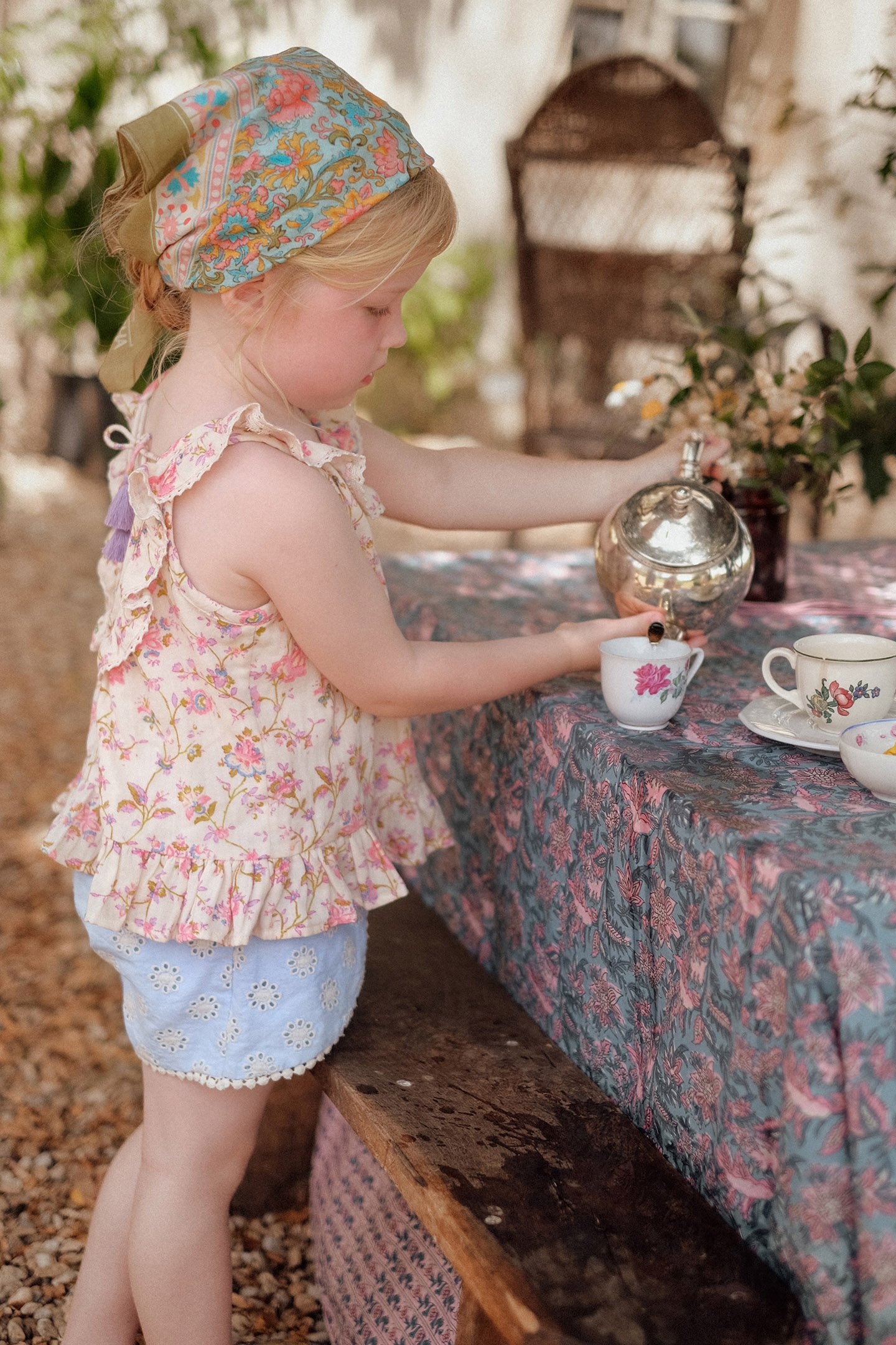 BLOUSE ZELIE CREAM BUCOLIA FIELDS 3