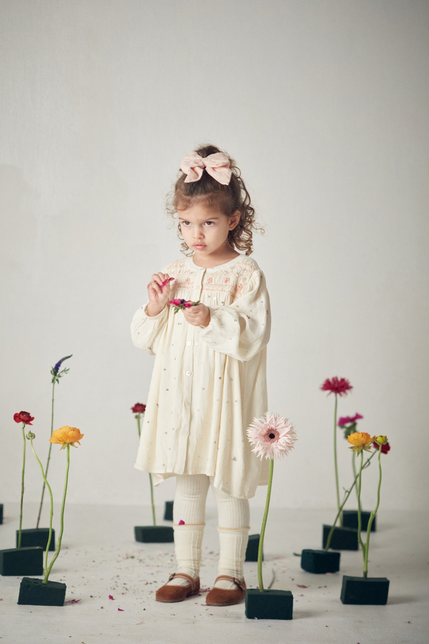 DRESS SOLENE CREAM 1