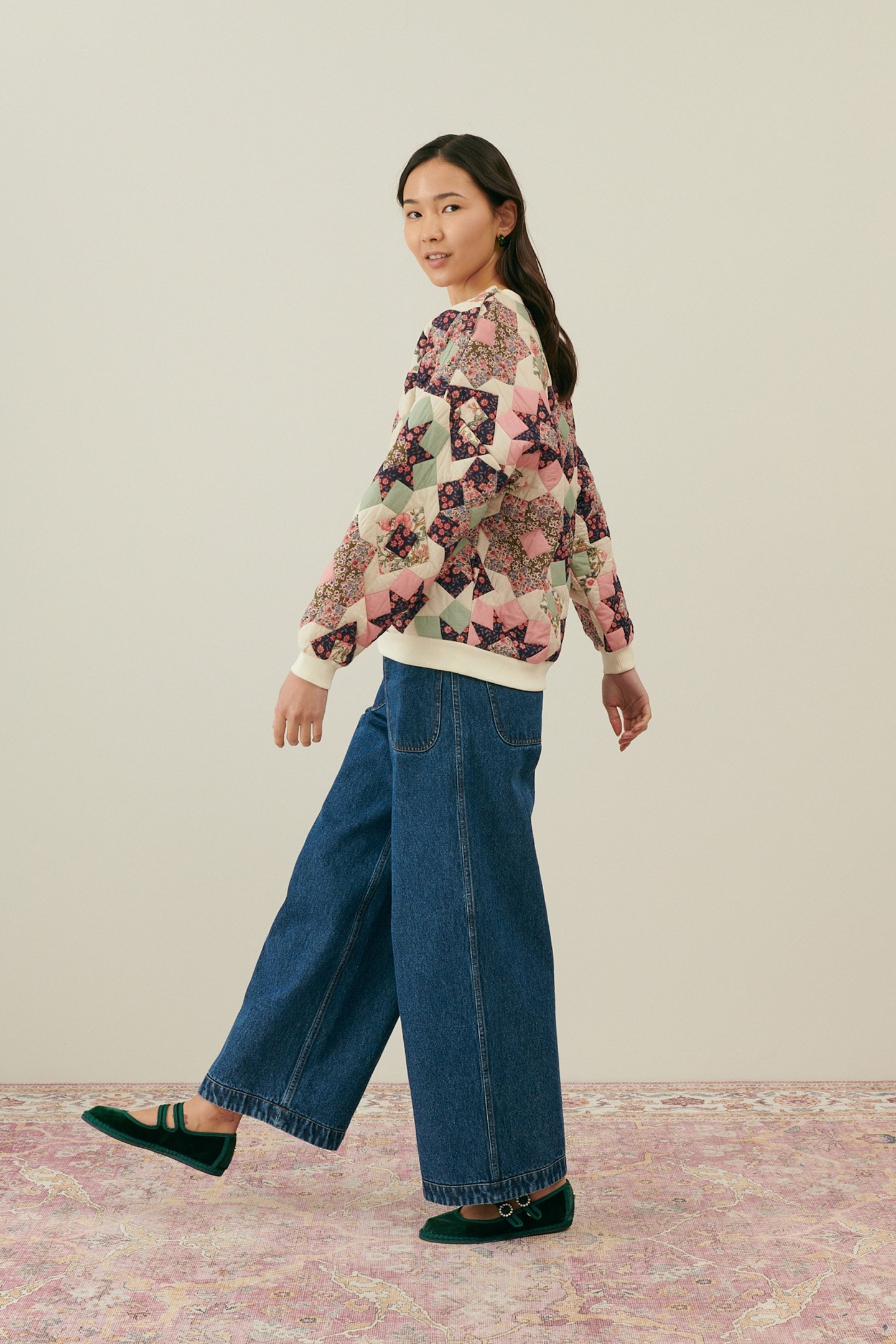 SWEATSHIRT PANTINE STAR PATCHWORK 4