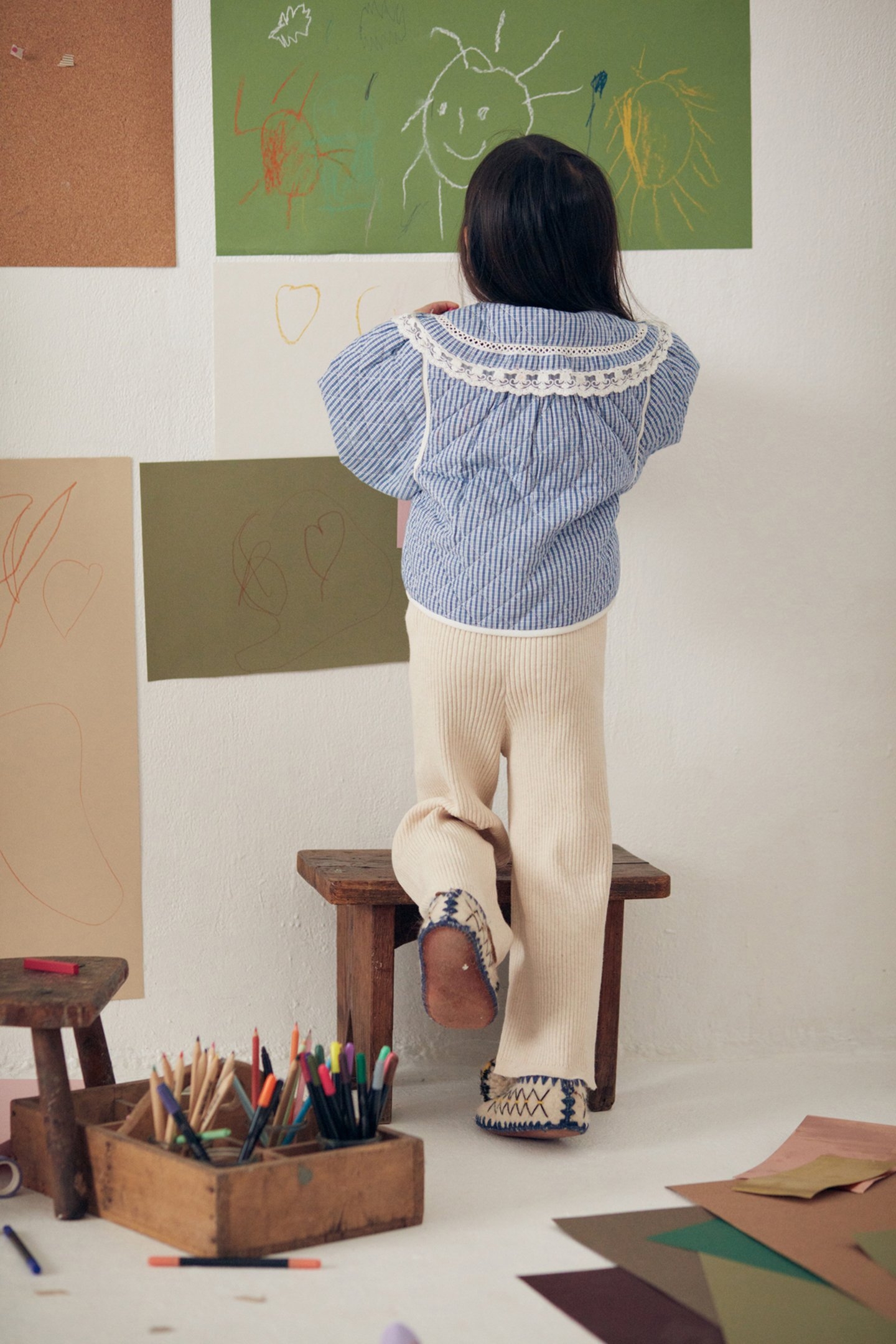 JACKET JOULIA BLUE SONNET VICHY 2