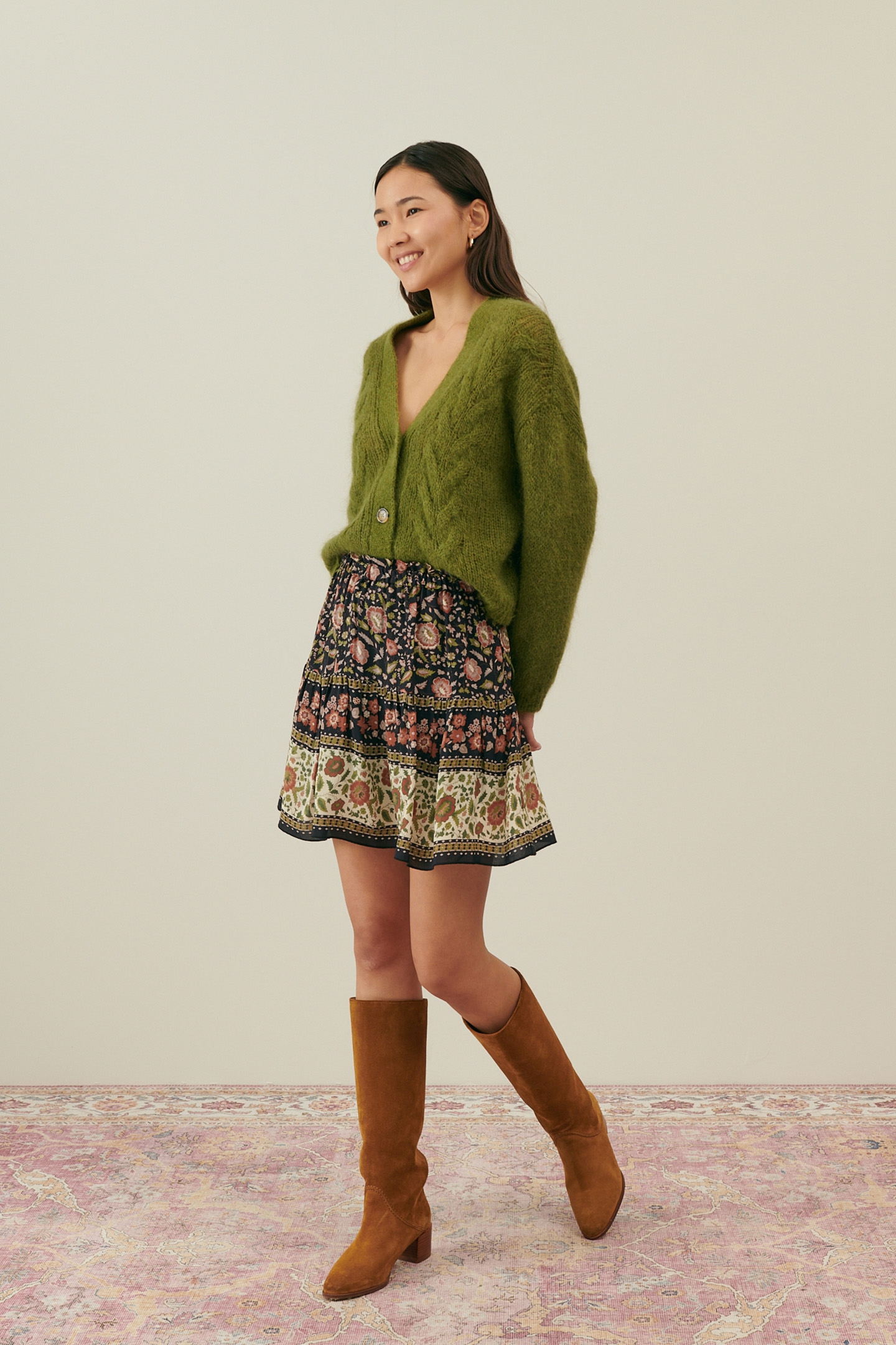 SKIRT ISALIA CHARC ENDLESS FIELDS 5