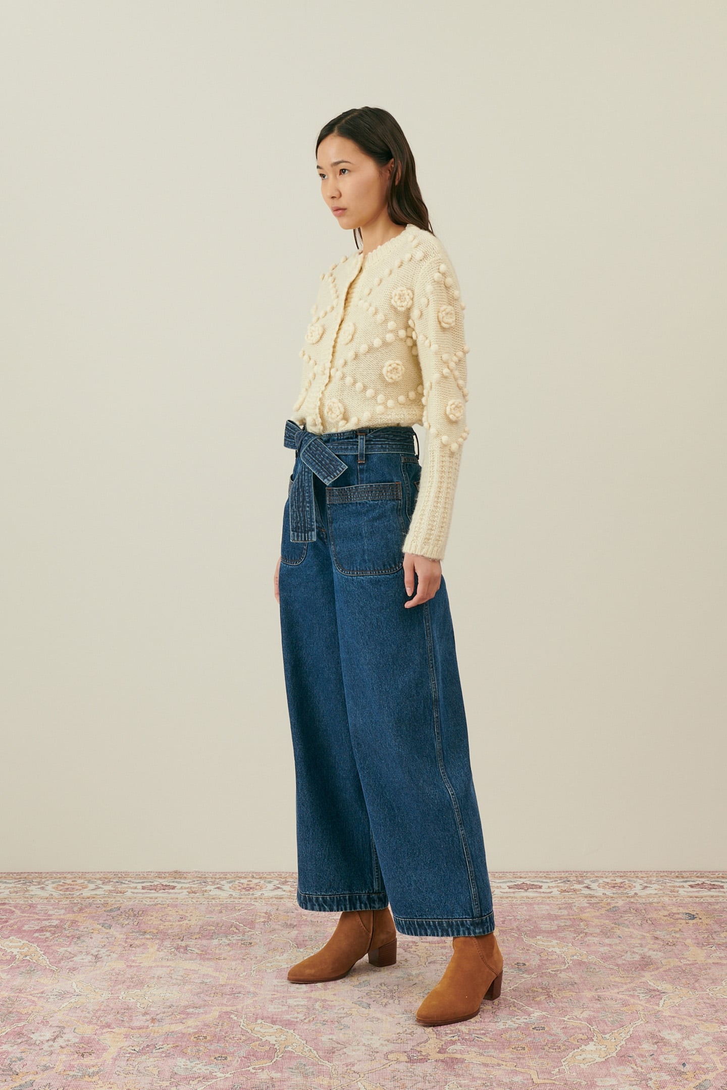 CARDIGAN SANDY CREAM 3