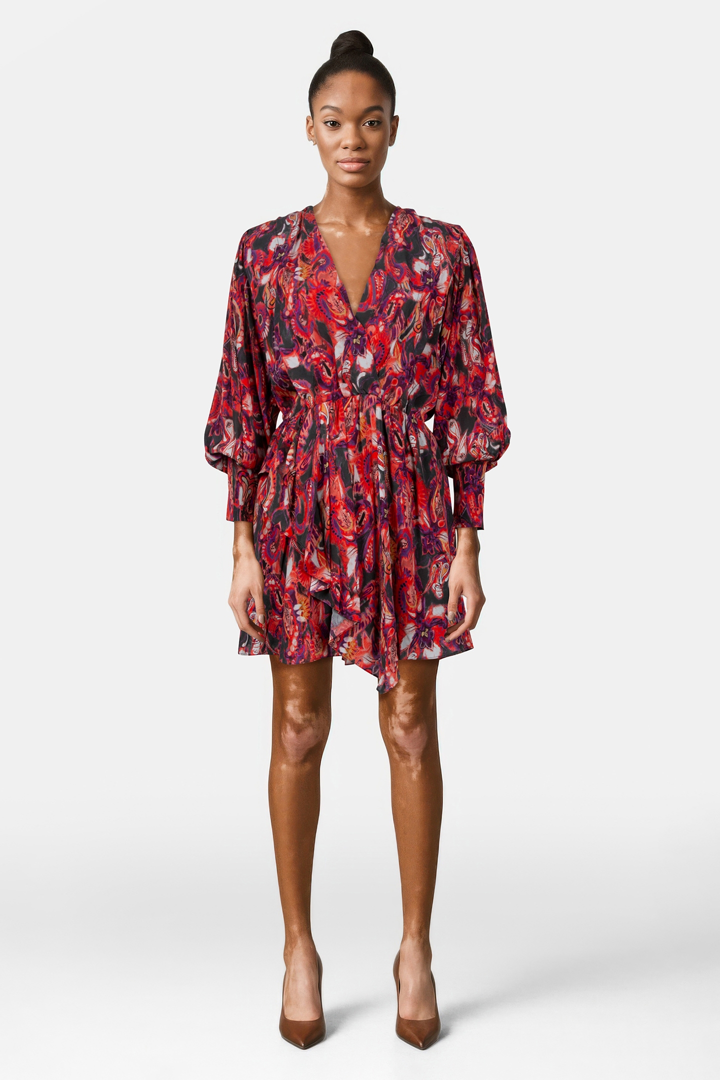 DAMIE DRESS RED MULTICO 1