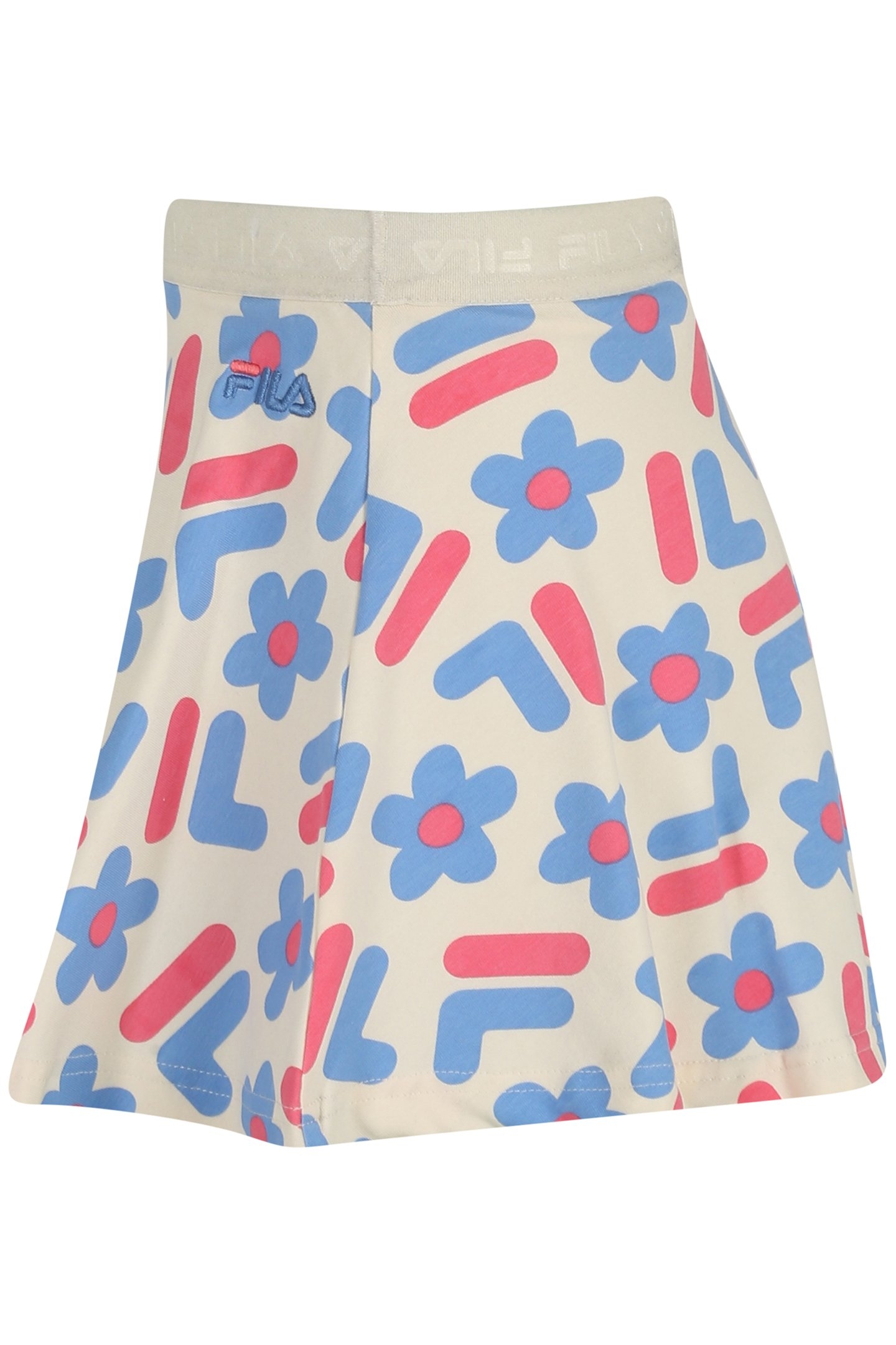 GIRLS LANDENSBERG AOP SKIRT INCL. SHORTS ANTIQUE WHITE F FLO 3