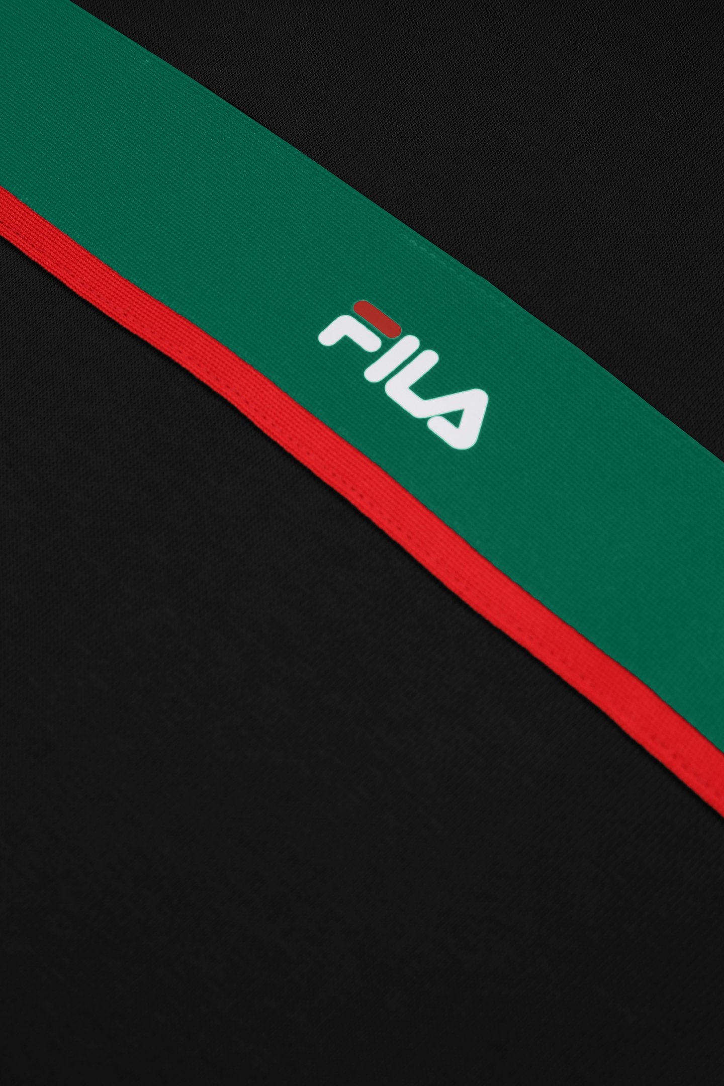 BOYS CAMPASSO REGULAR TAPED HOODIE BLACK 3