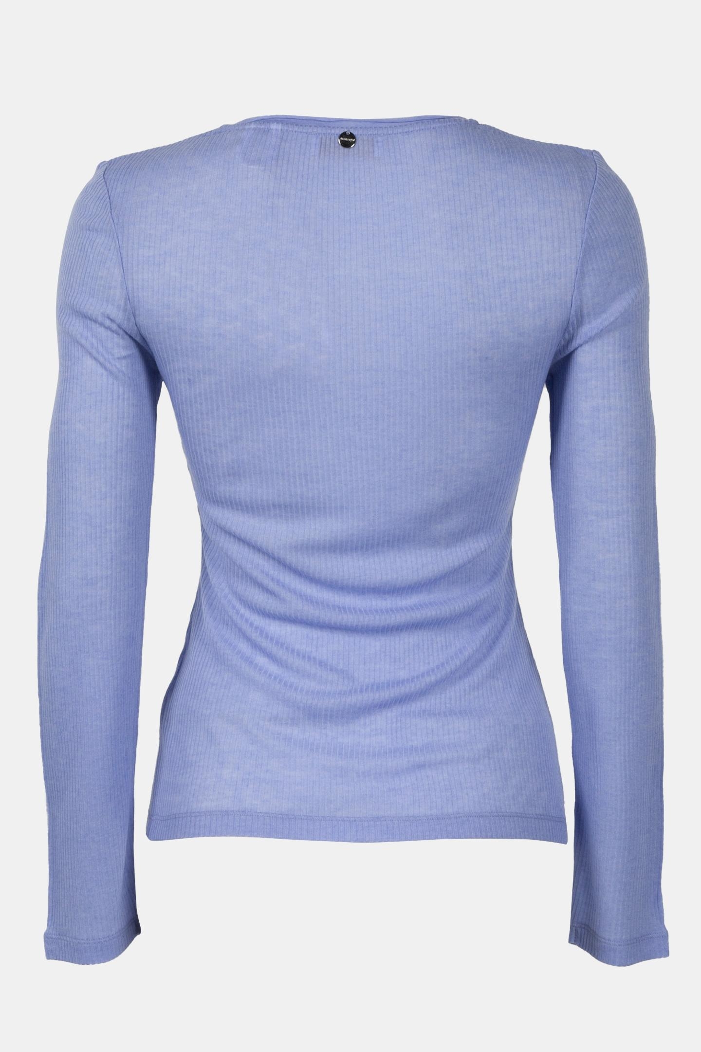 TENCEL WOOL RIB LONGSLEEVE FROSTY LAVENDER 5